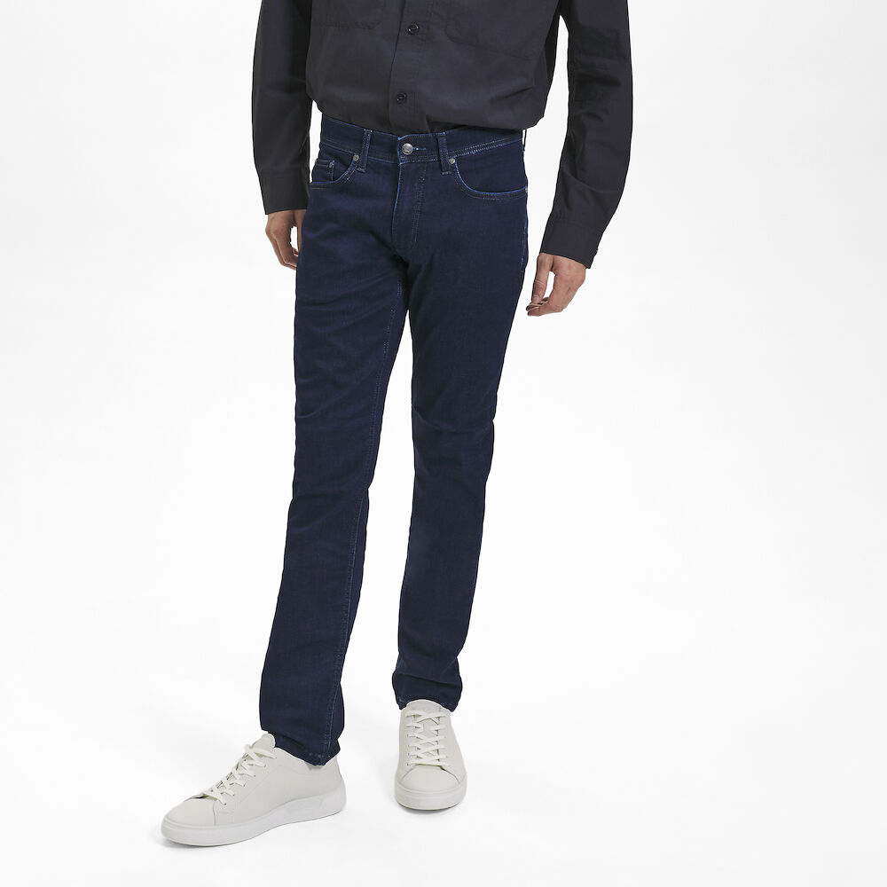 Super Stretch Jeans i Fitted Fit - Dark Navy