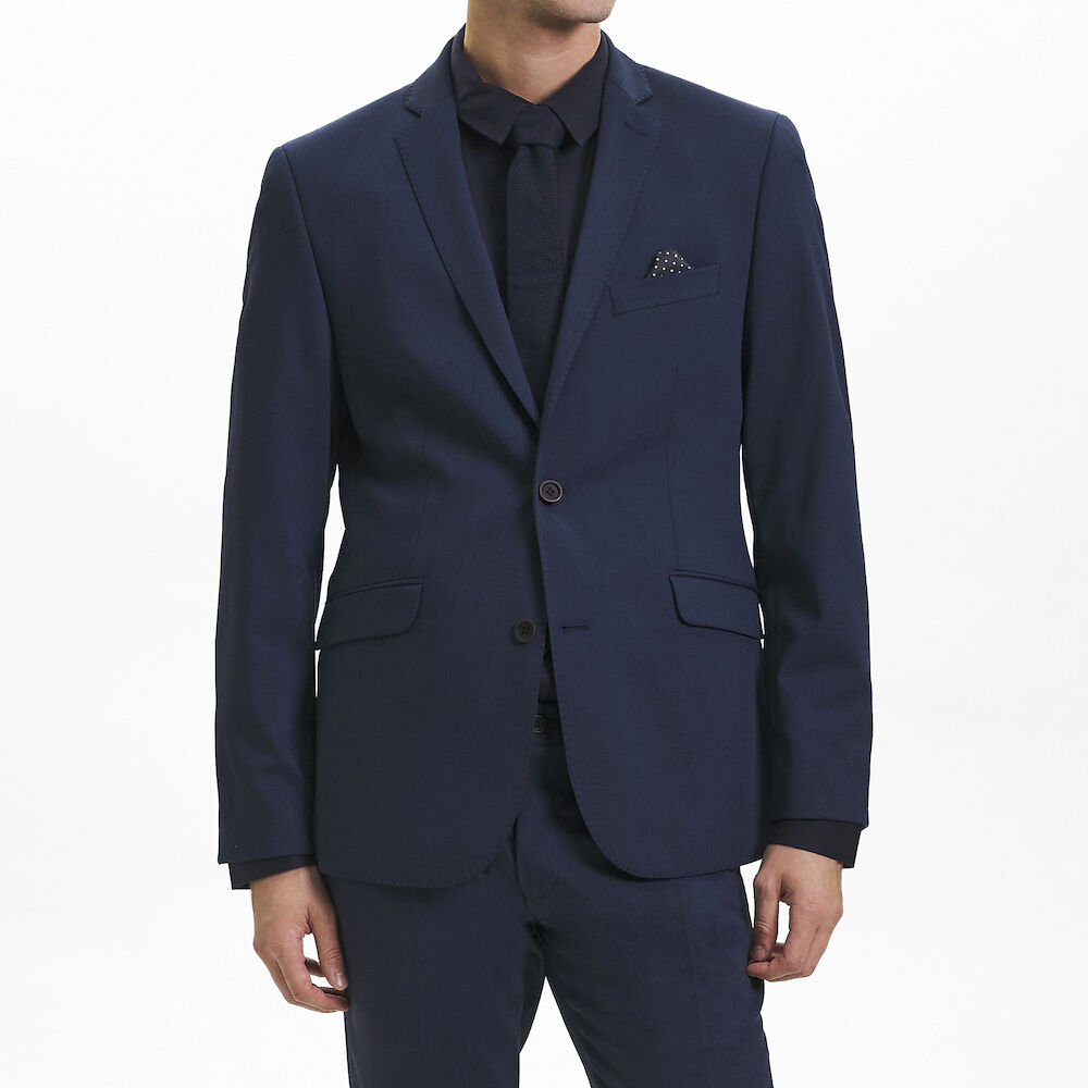 Traveller Herreblazer i Modern Fit - Dark Blue