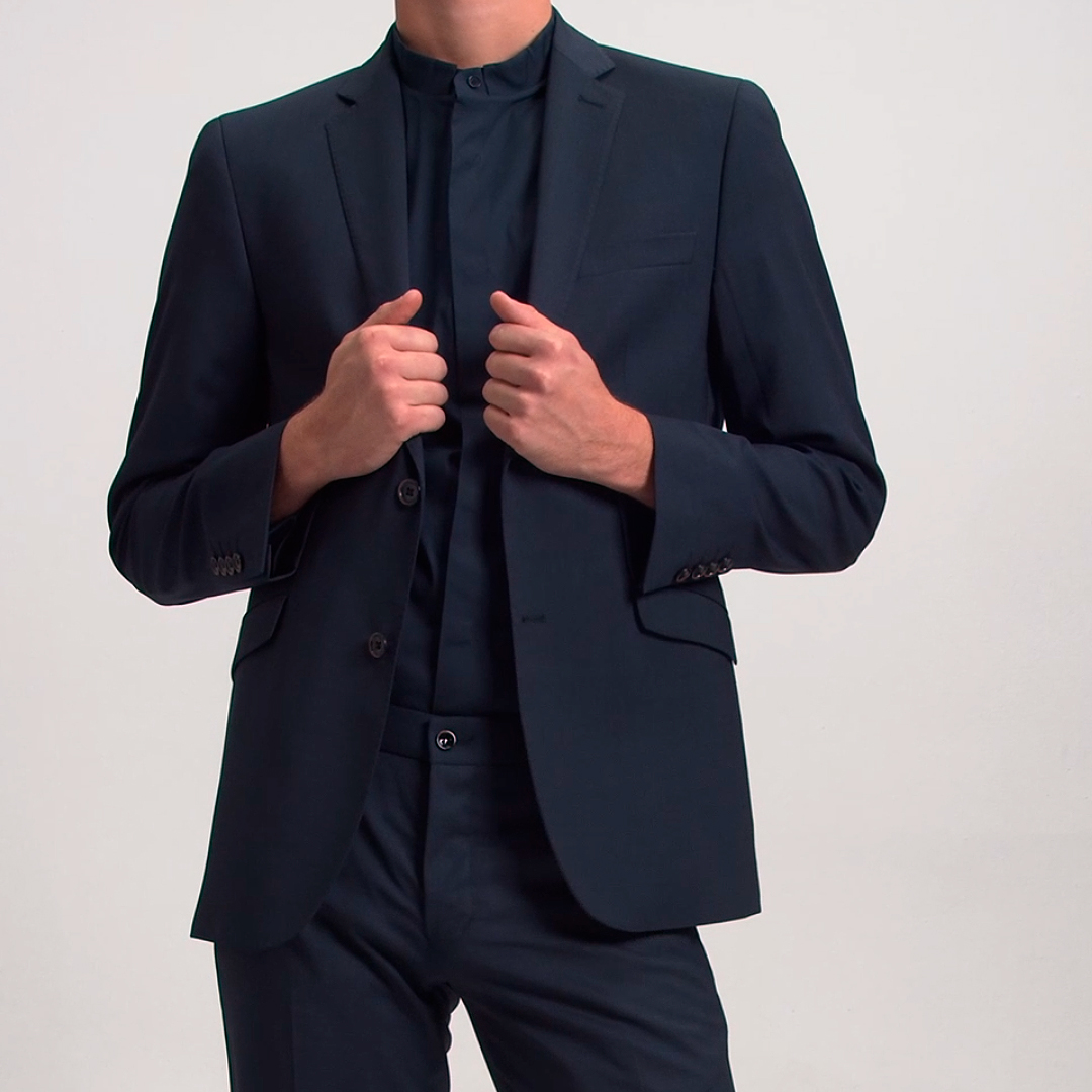Blazer i Modern Fit - Navy