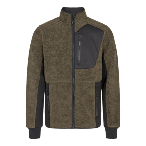 Urban Track Fiber Pile Jacket - Green