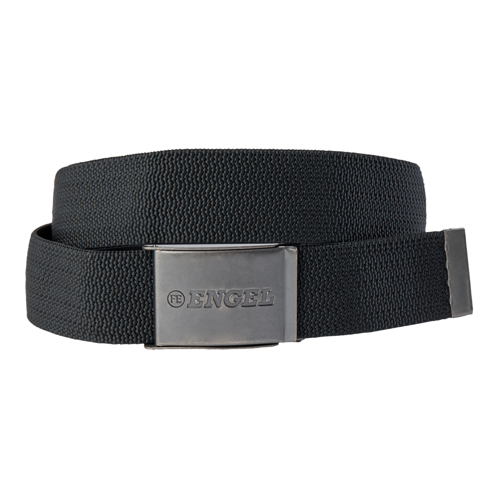 Stretchgürtel – Schwarz (Front)