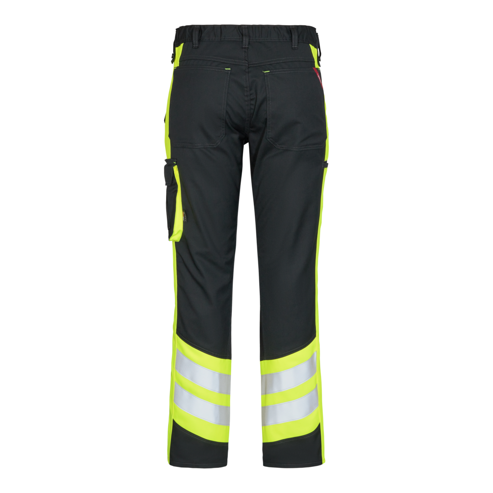 CARGO Arbeitshose – Schwarz / Gelb (Rücken)