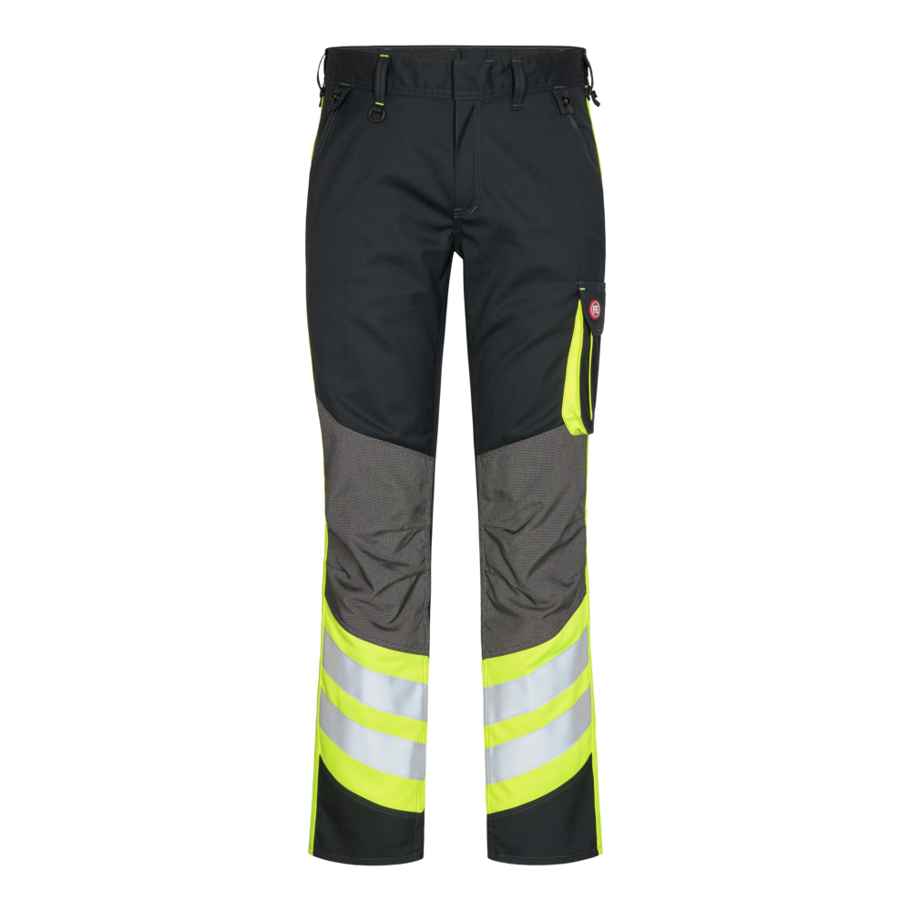 CARGO Arbeitshose – Schwarz / Gelb (Front)