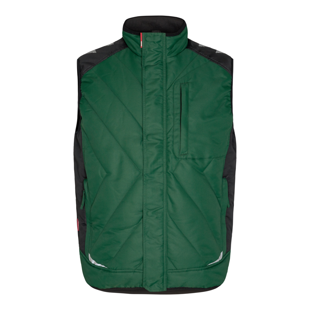 GALAXY Stepp-Winterweste – Grün / Schwarz (Front)