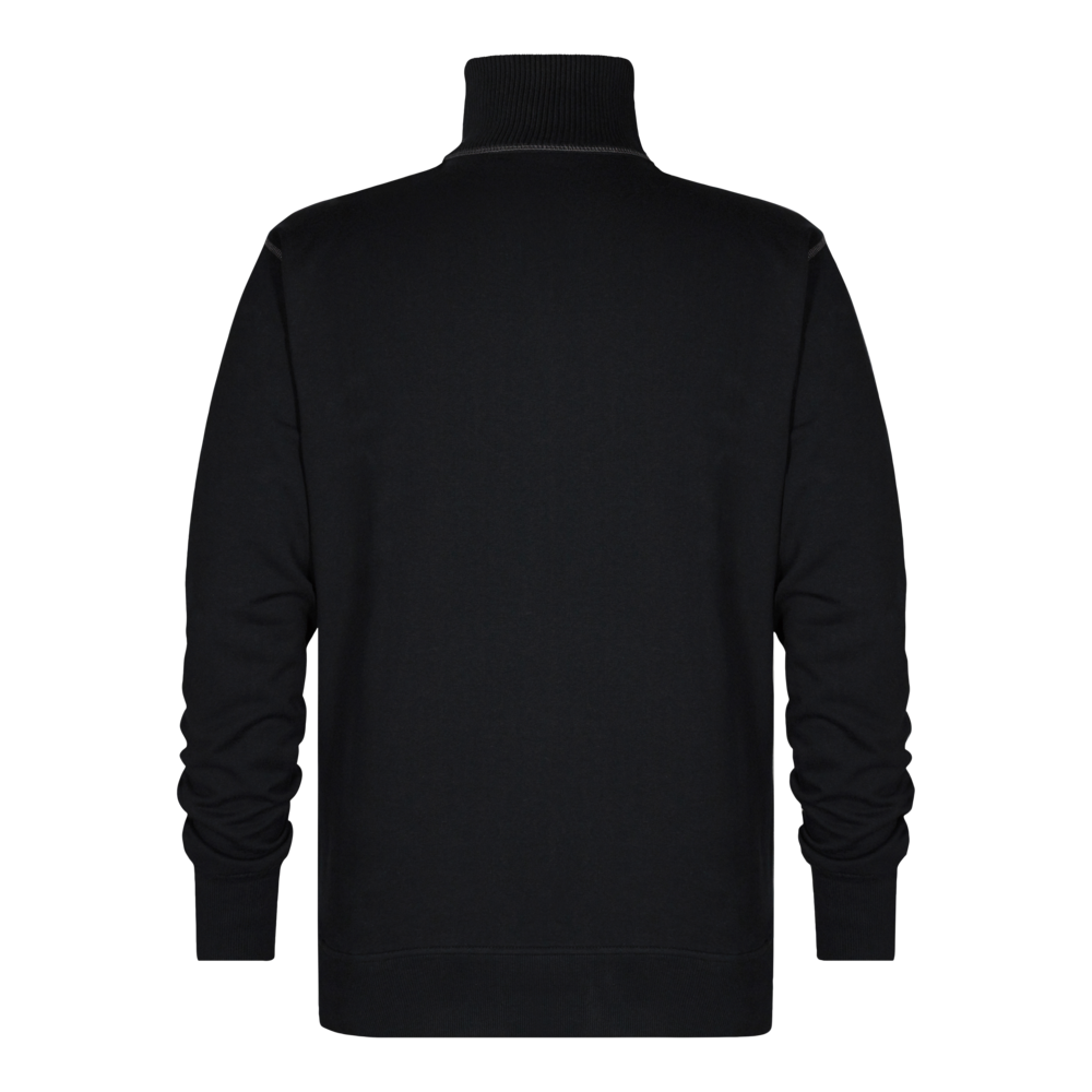 EXTEND Sweatshirt mit hohem Kragen – Schwarz (Rücken)