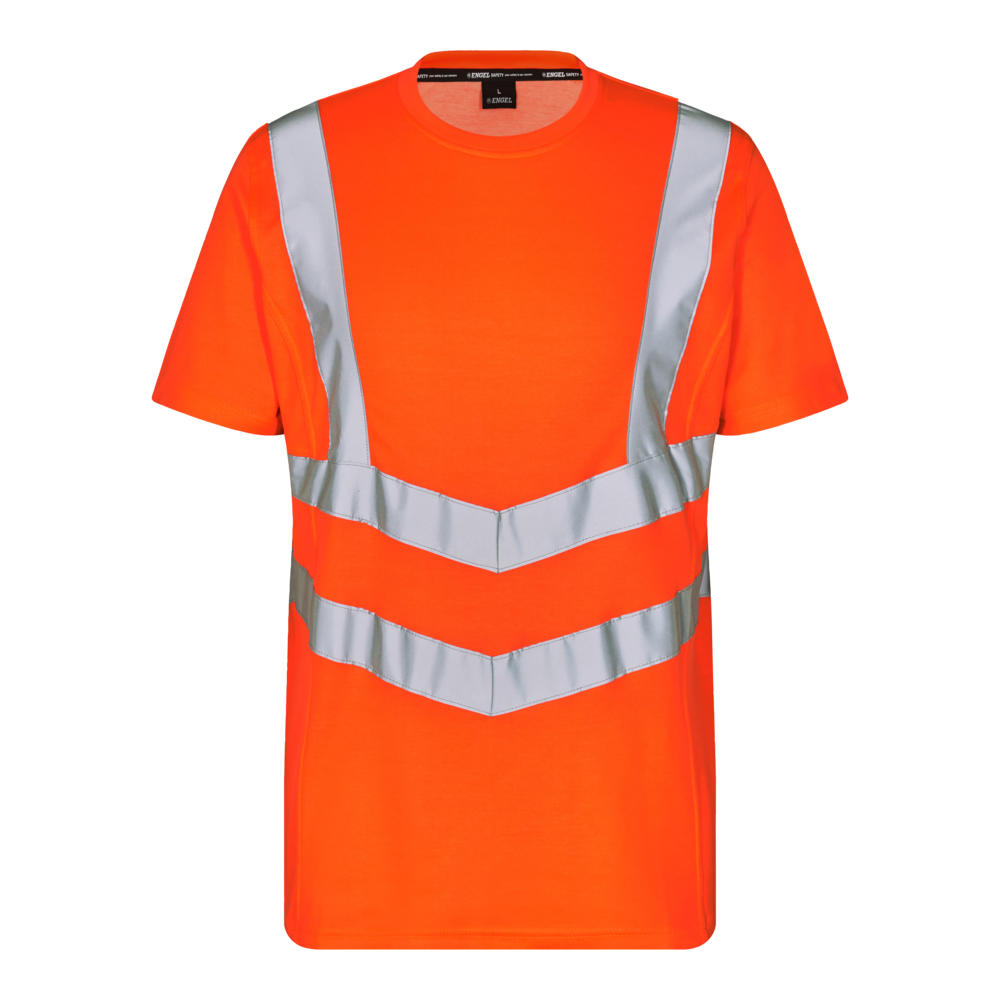 SAFETY T-Shirt – Warnorange (Front)