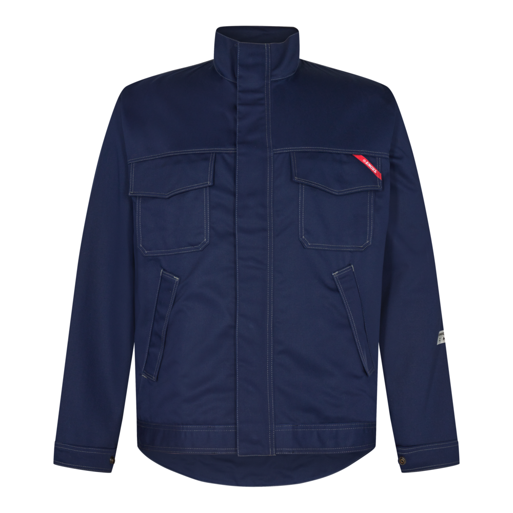 SAFETY+ Schweißer Jacke – Marine (Front)