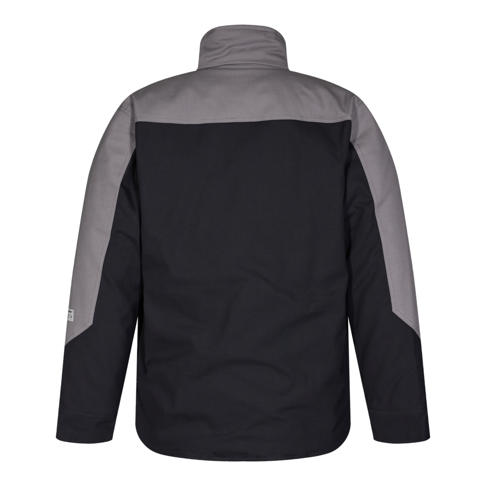 SAFETY+ Multinorm Winterjacke – Schwarz / Grau (Rücken)