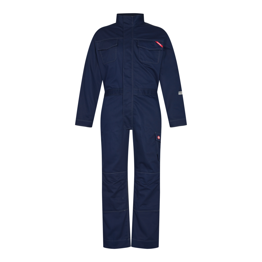 SAFETY+ Schweißer Overall – Marine (Front)