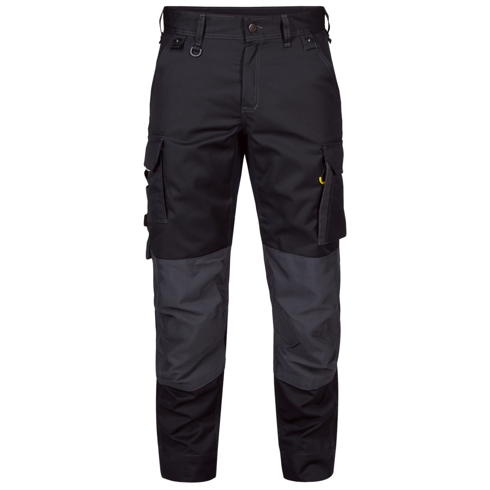 X-TREME Arbeitshose mit Stretch – Schwarz / Anthrazit Grau (Front)