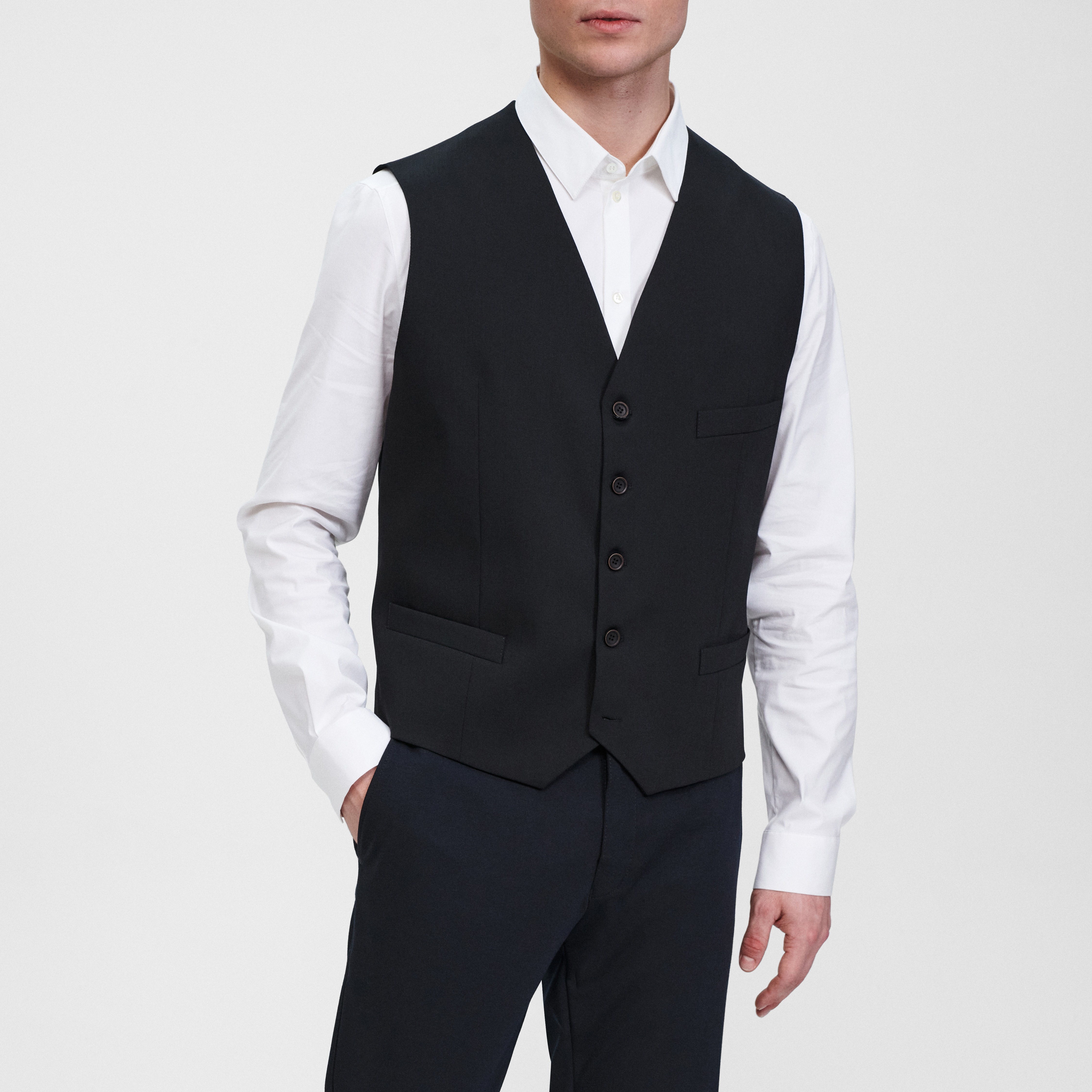 Mens Waistcoat - Black 