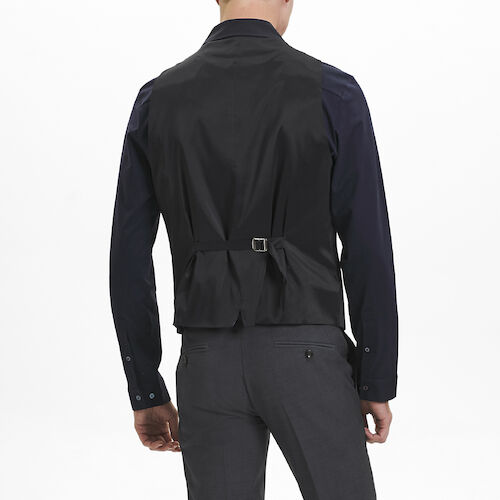 Men’s Waistcoat in Modern Fit - Charcoal