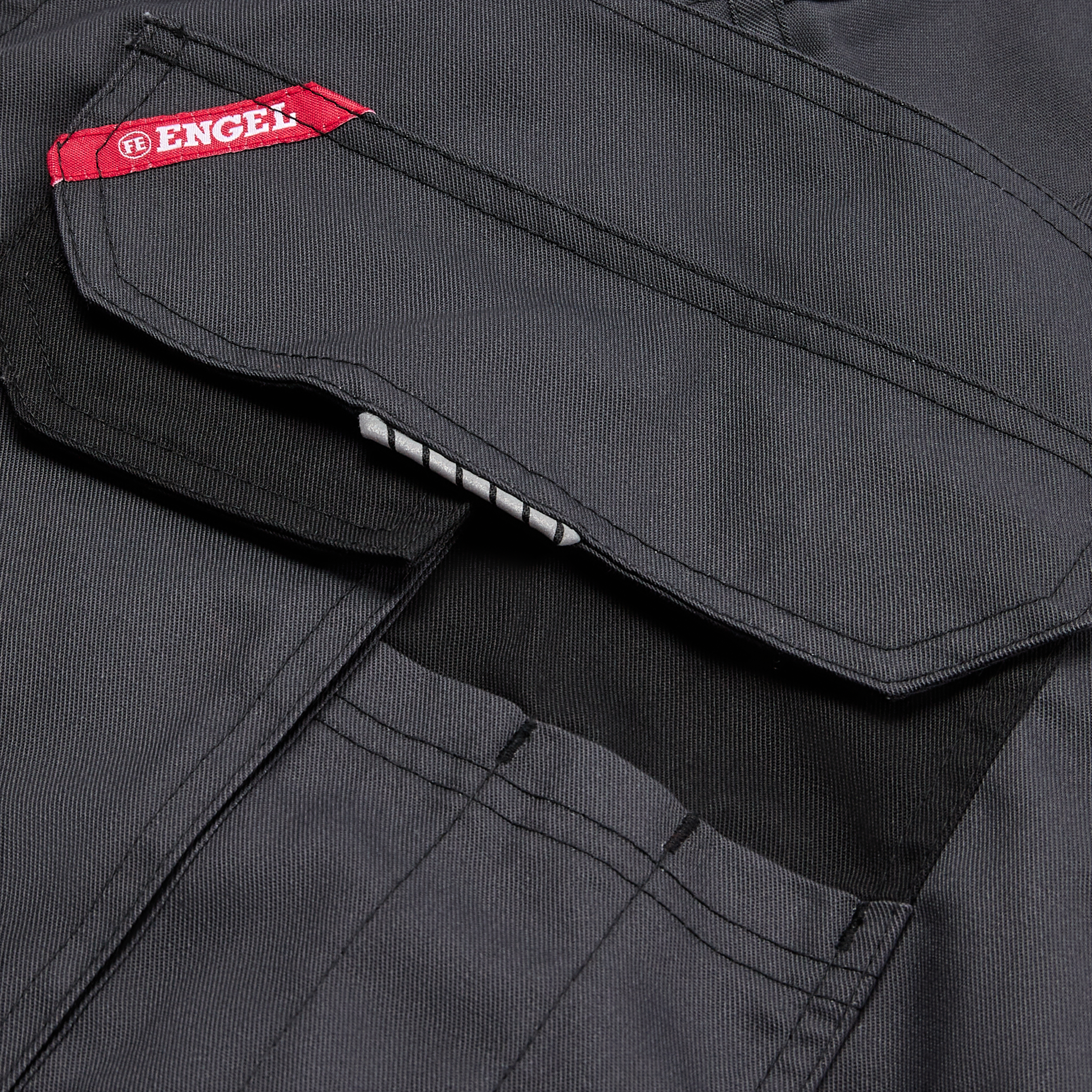 Engel Workwear Venture overall - Antrazitgrå/Sort [7920] / K80
