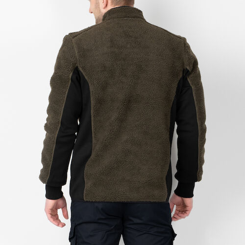 Urban Track Fiber Pile Jacket - Green