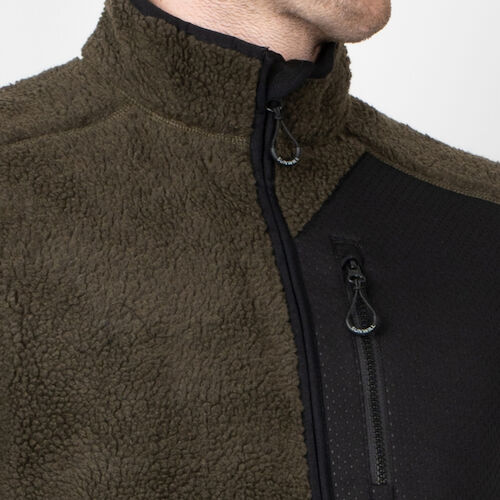 Urban Track Fiber Pile Jacket - Green