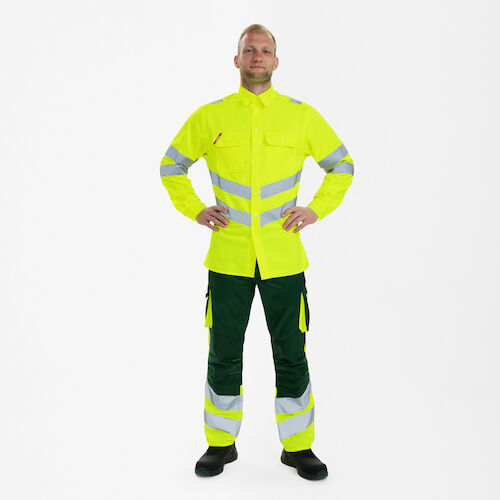 Safety Shirt - Hi-vis Yellow, Engel | Engel Workwear