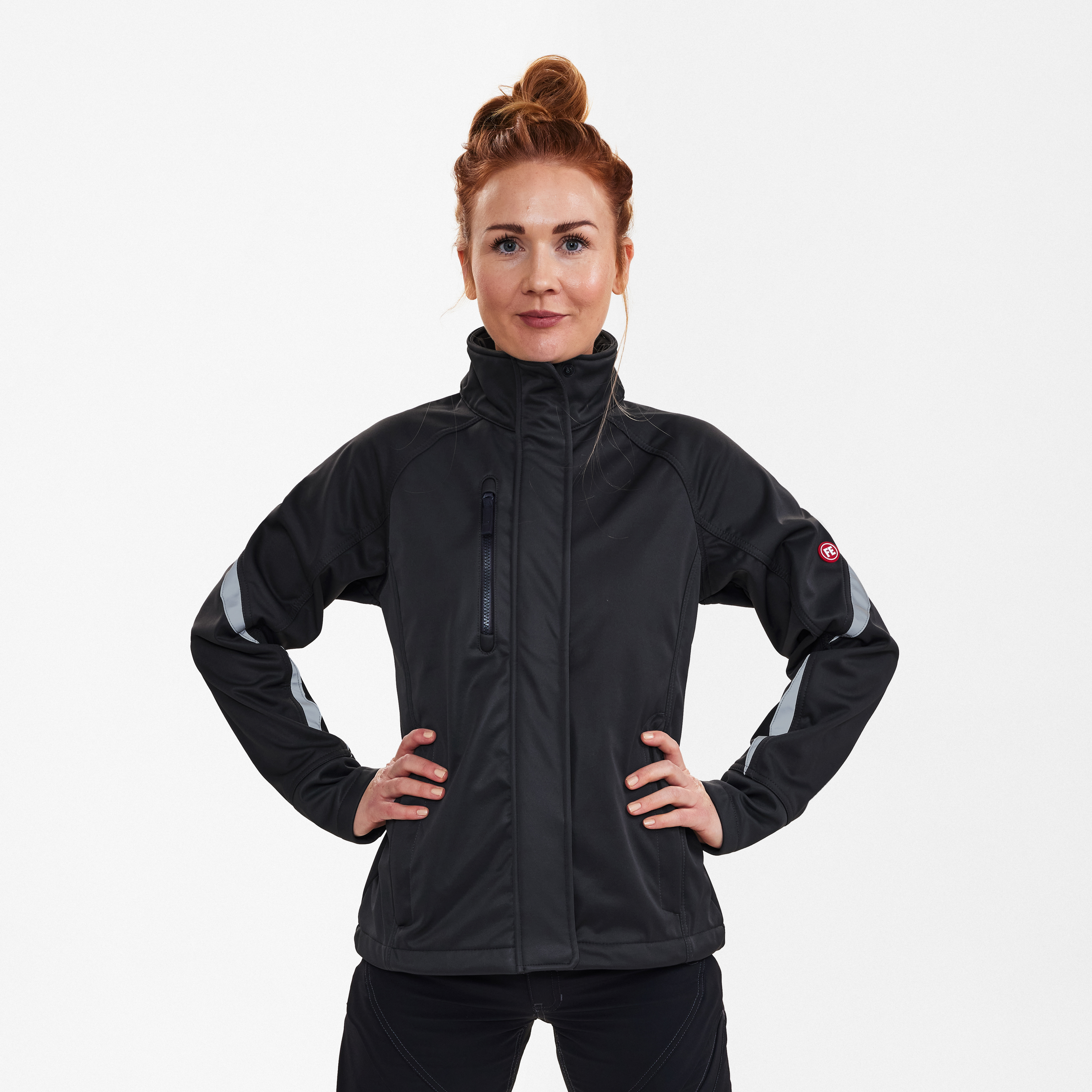 Engel Workwear Extend dame softshelljakke - Antrazitgrå [79] / XS