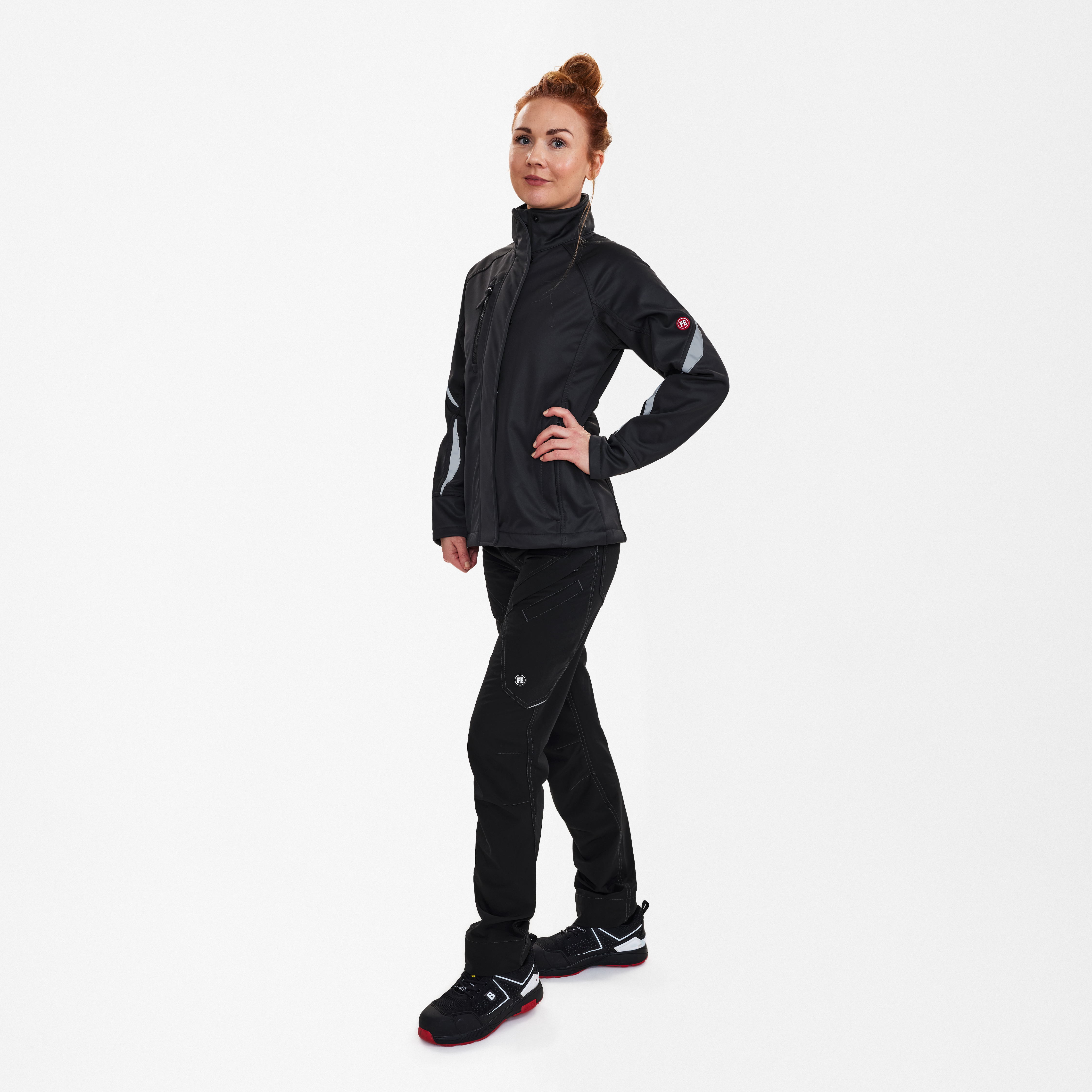Engel Workwear Extend dame softshelljakke - Antrazitgrå [79] / XS