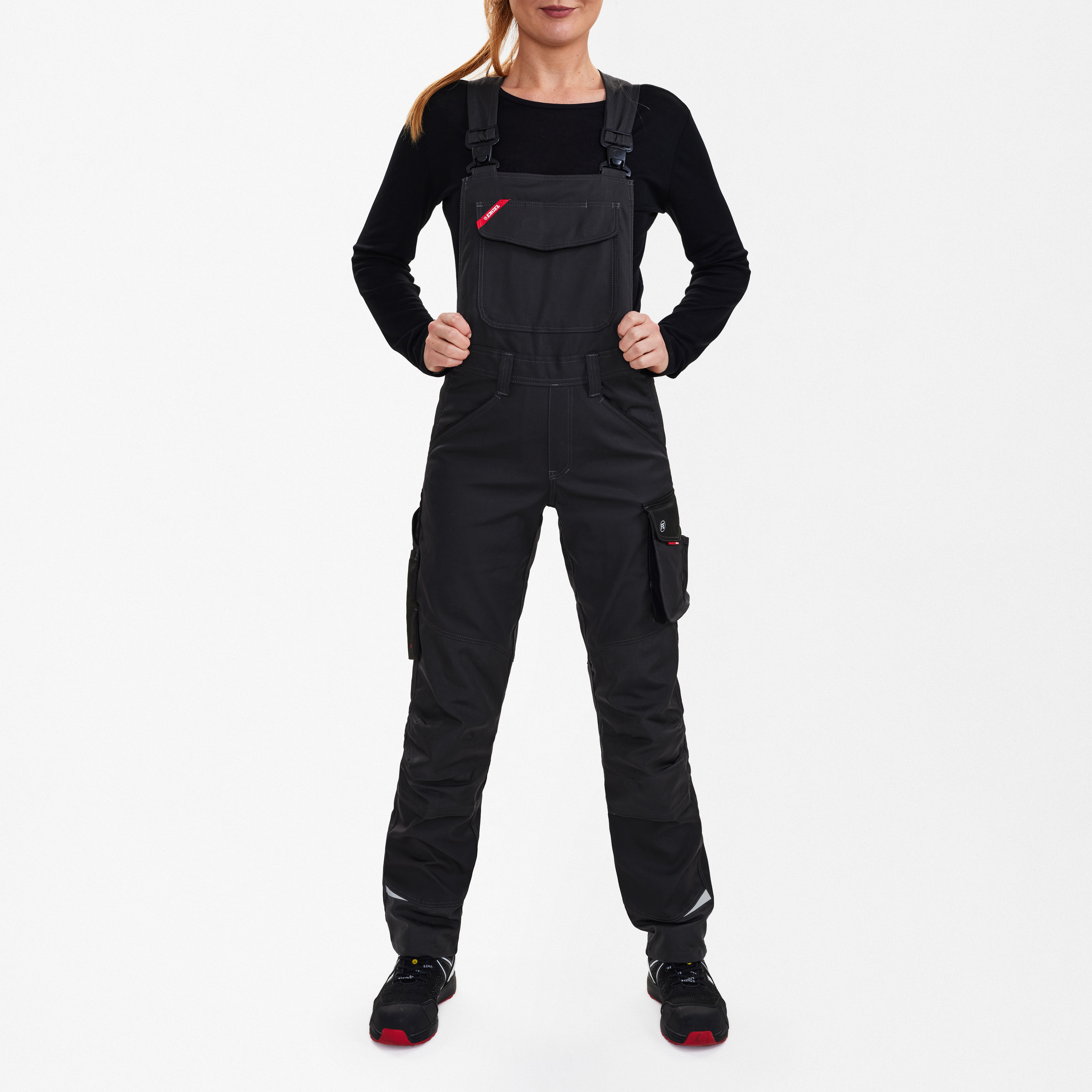 Engel Workwear Galaxy dame overall - Antrazitgrå/Sort [7920] / 34