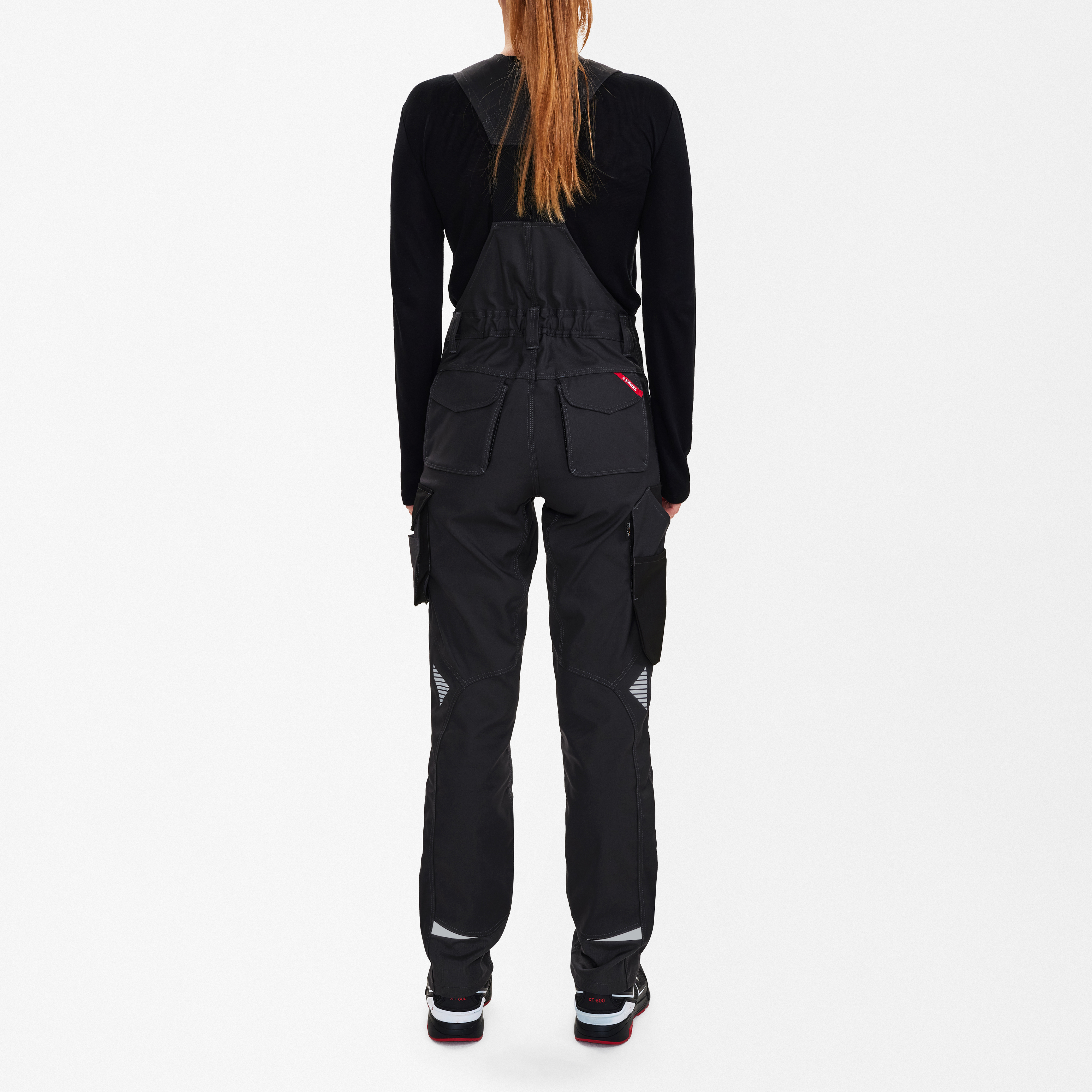 Engel Workwear Galaxy dame overall - Antrazitgrå/Sort [7920] / 34