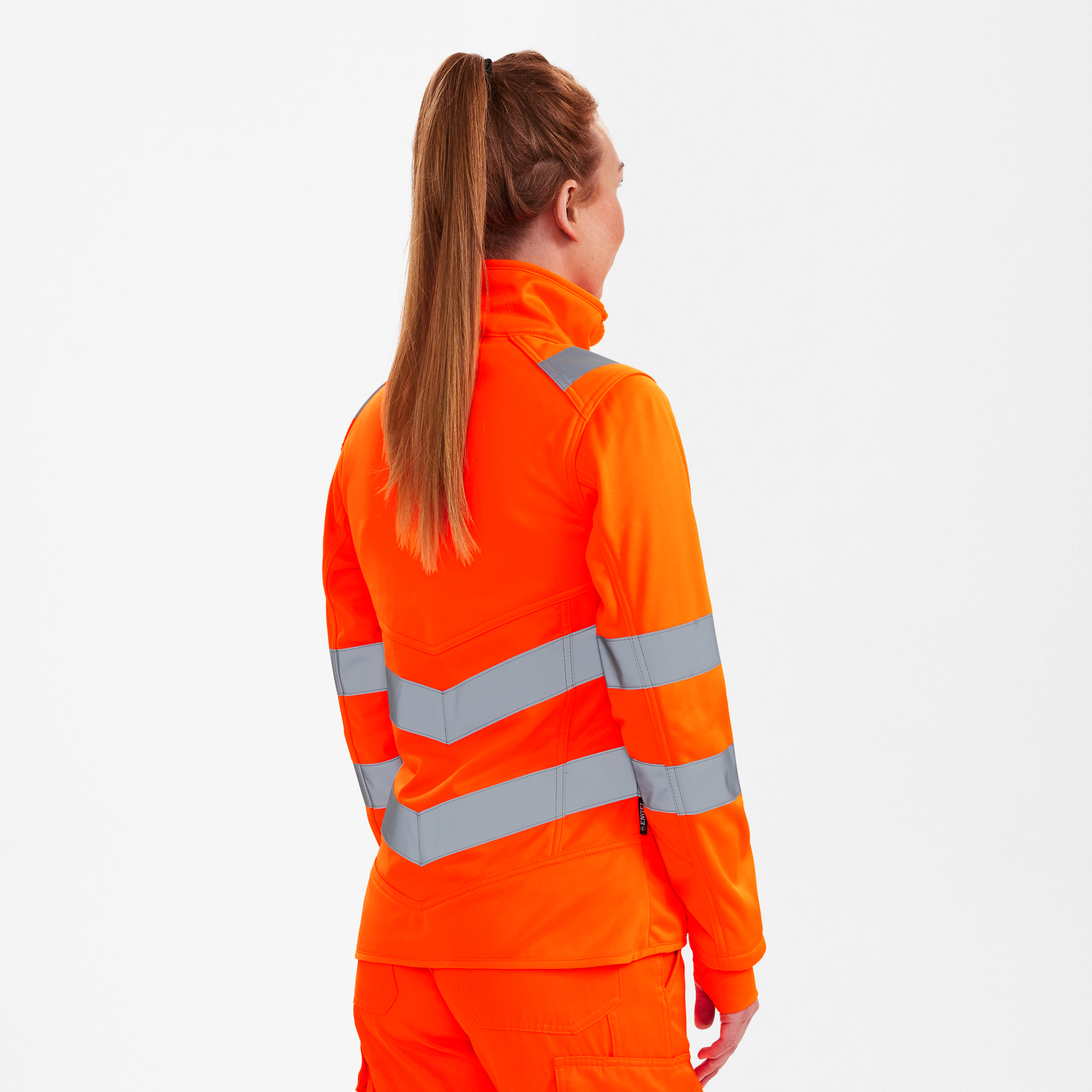 Engel Workwear Safety dame softshelljakke - Hi-vis Orange [10] / XS