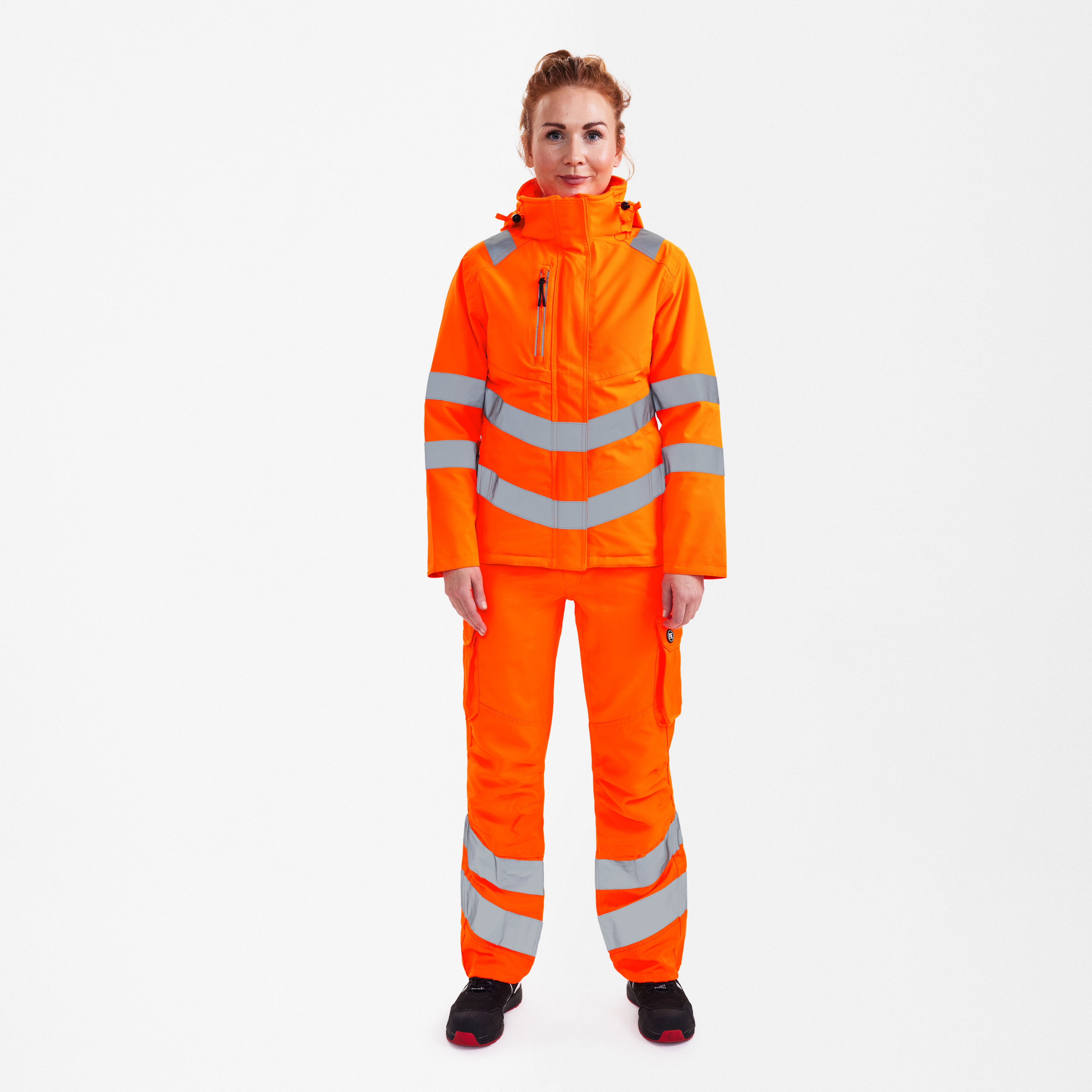 Engel Workwear Safety dame vinterjakke - Hi-vis Orange [10] / XS