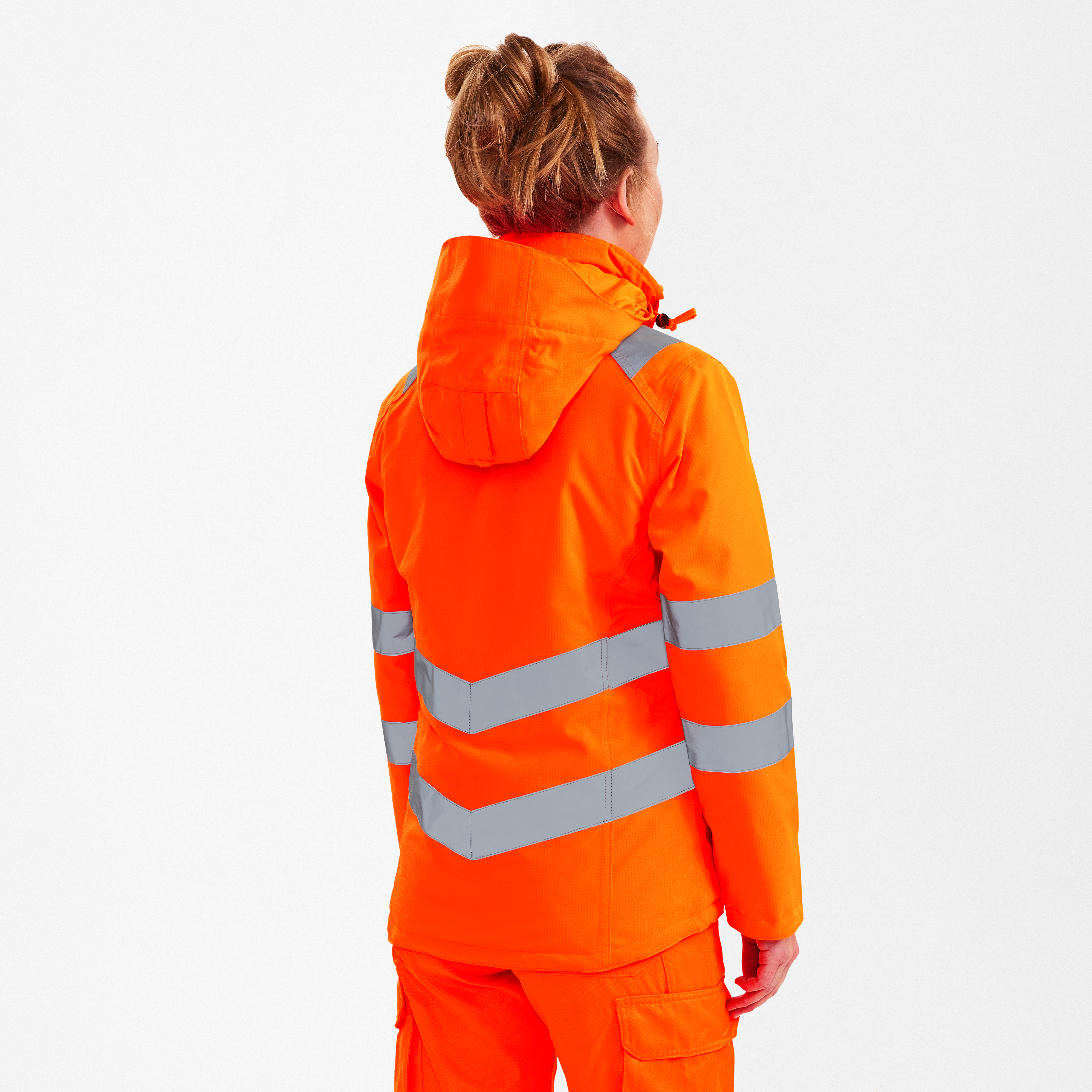 Engel Workwear Safety dame vinterjakke - Hi-vis Orange [10] / XS