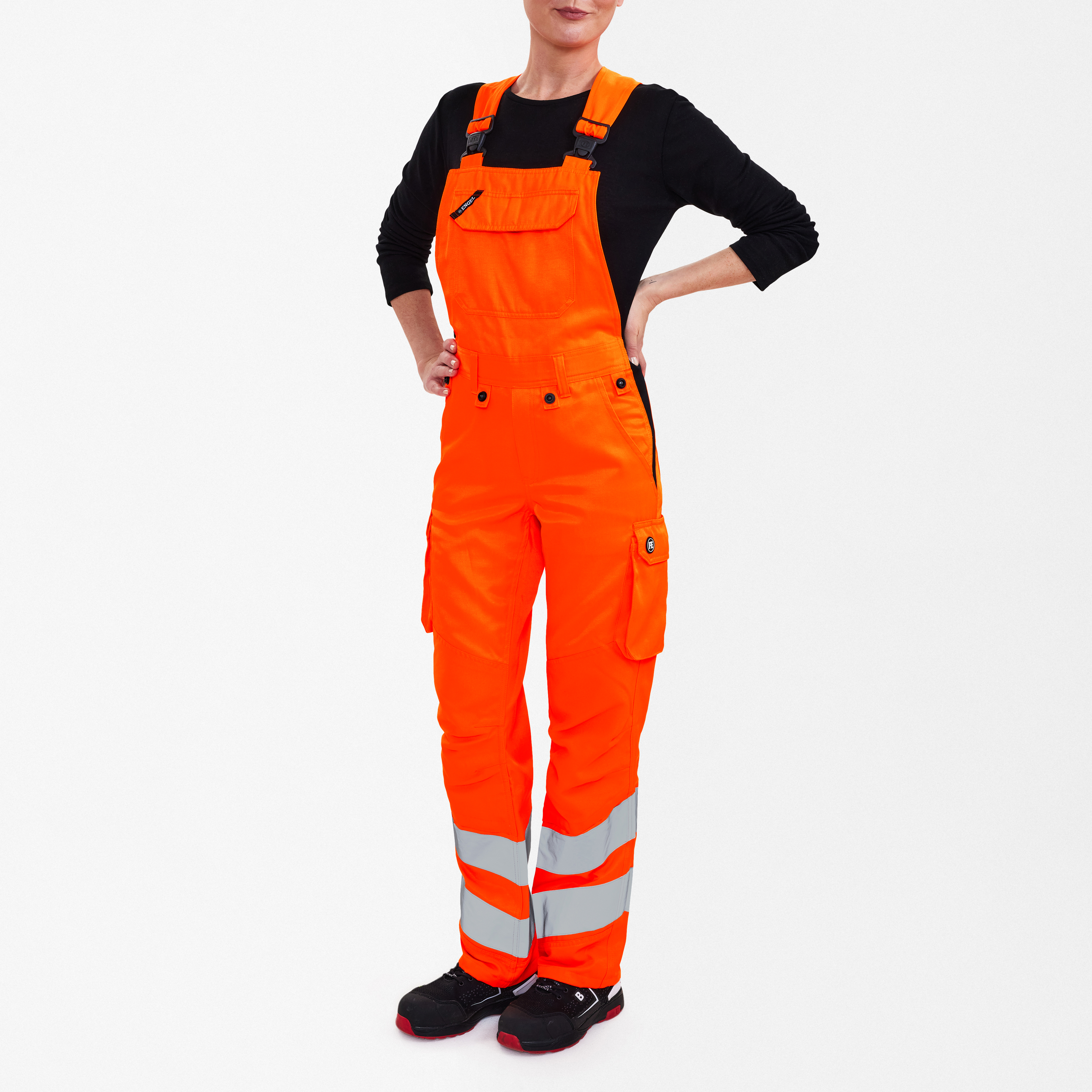 Engel Workwear Safety Light dameoverall - Hi-vis Orange [10] / 34