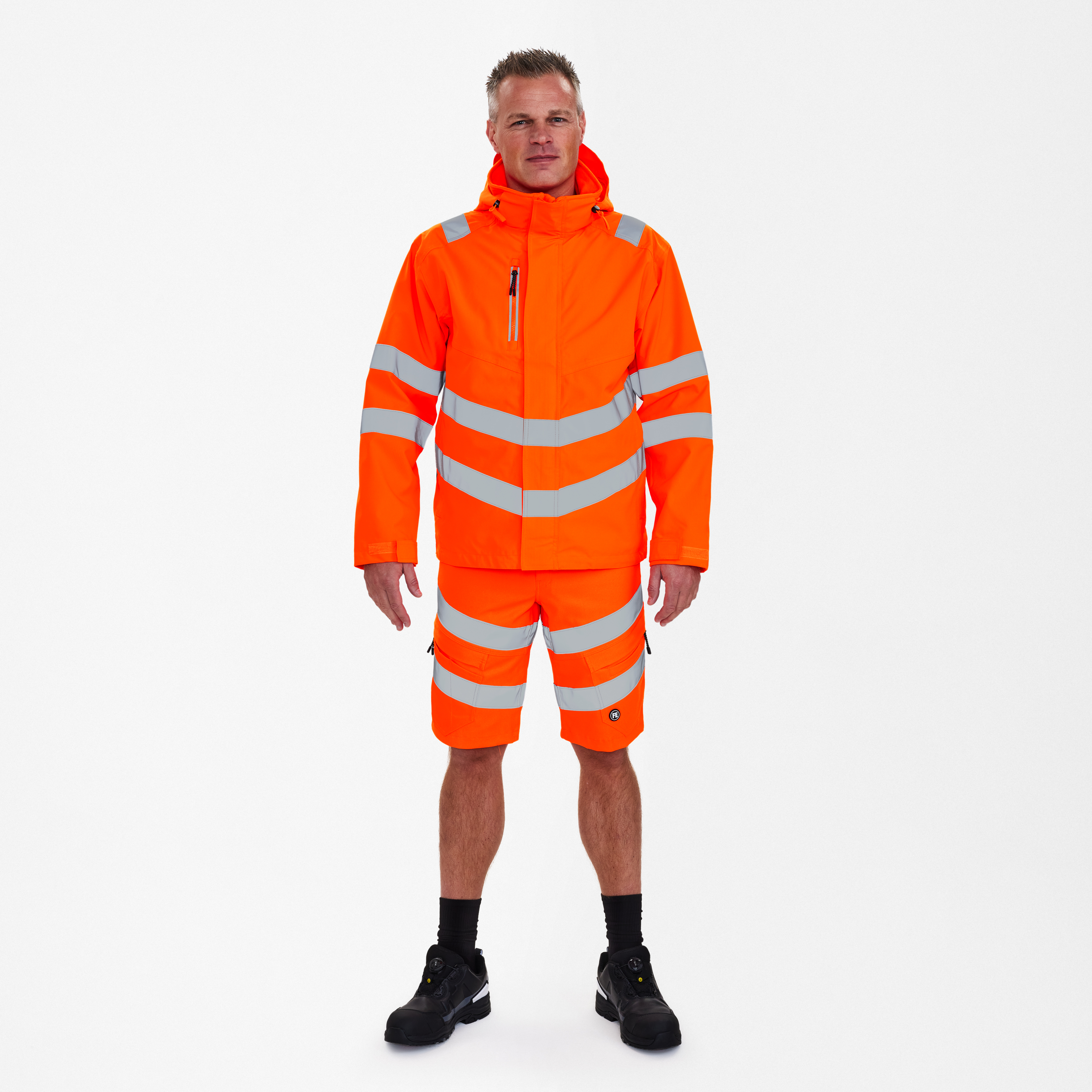 Engel Workwear Safety skaljakke - Hi-vis Orange [10] / XS