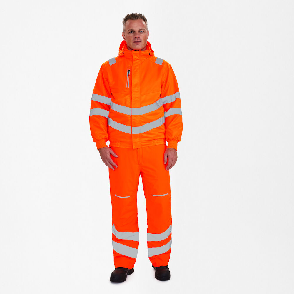 SAFETY Pilotjacke – Warnorange (Am Modell)