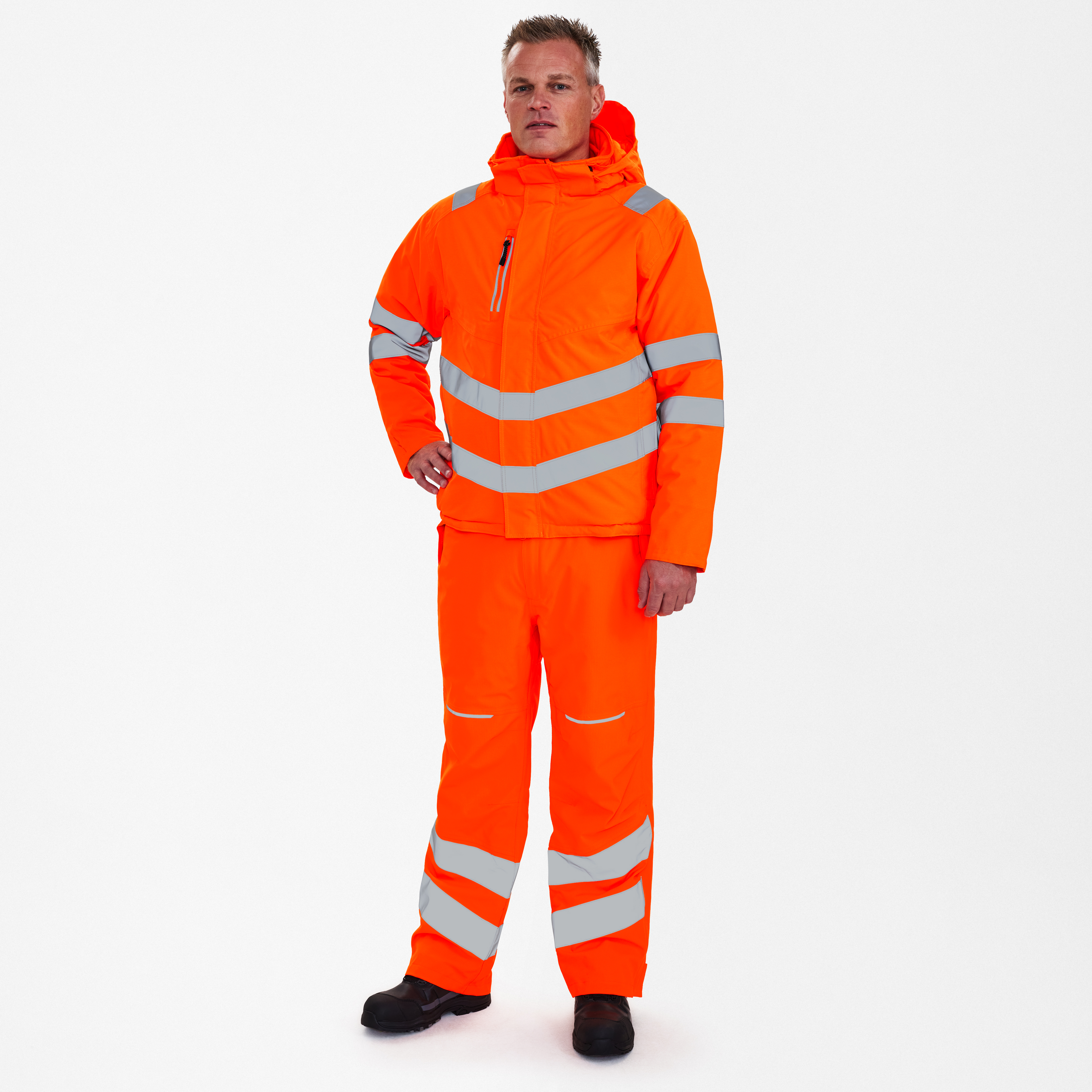 Engel Workwear Safety vinterjakke - Hi-vis Orange [10] / XS