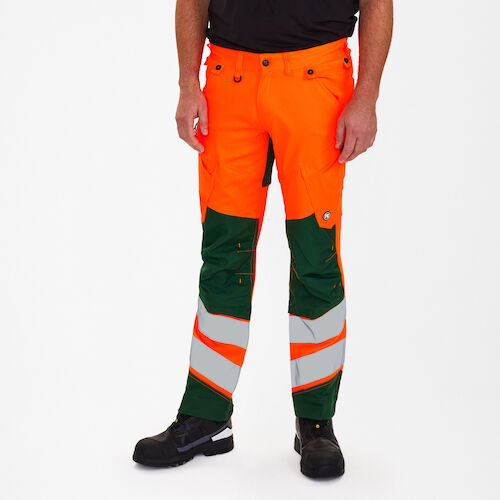 Xpert Pantalon De Travail Pro Extensible Pour Garçon Junior – Coupe Fuselée, Panneaux Extensibles Et Haute Visibilité