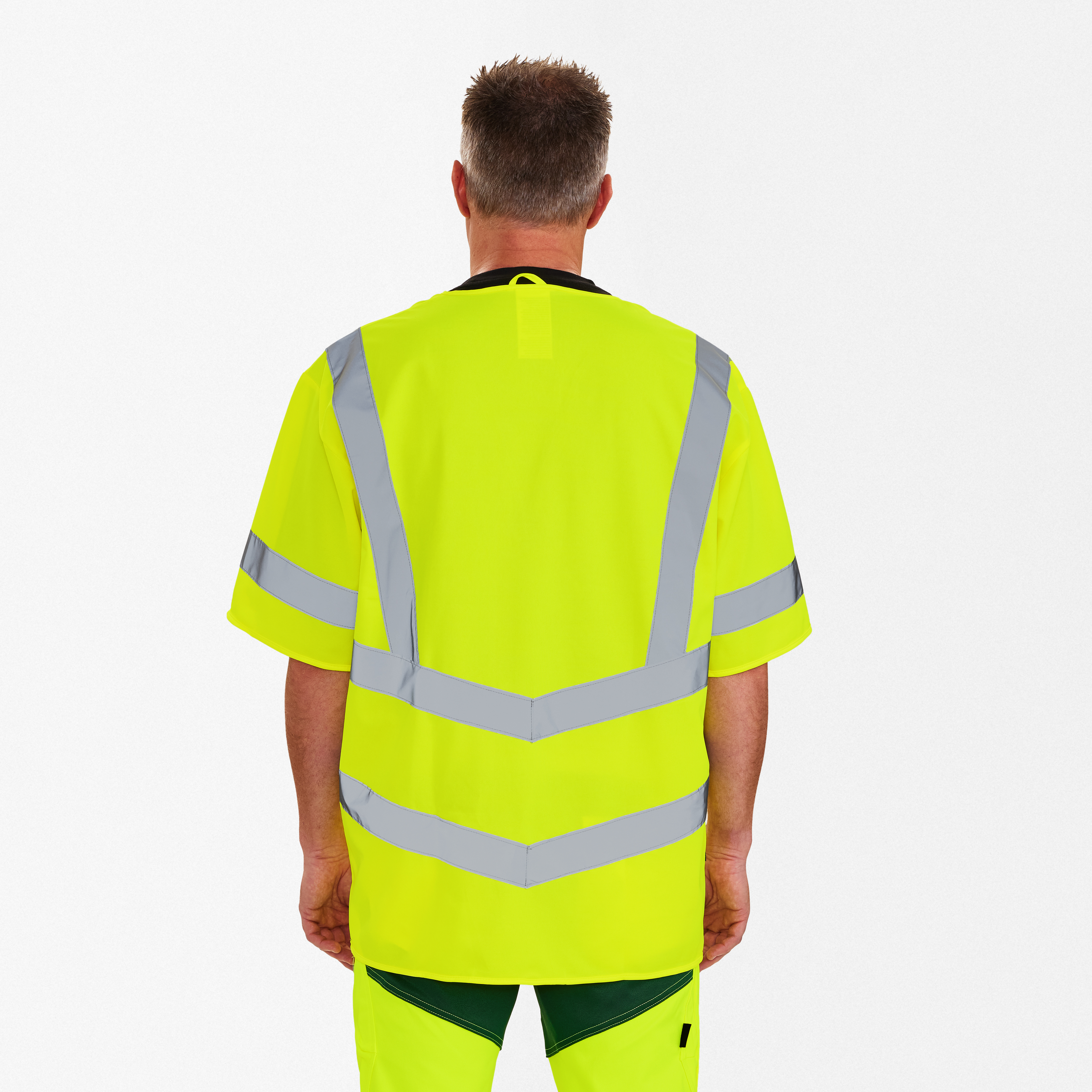 Engel Workwear Safety vejvest med ærmer - Gul [38] / 3XL/4XL