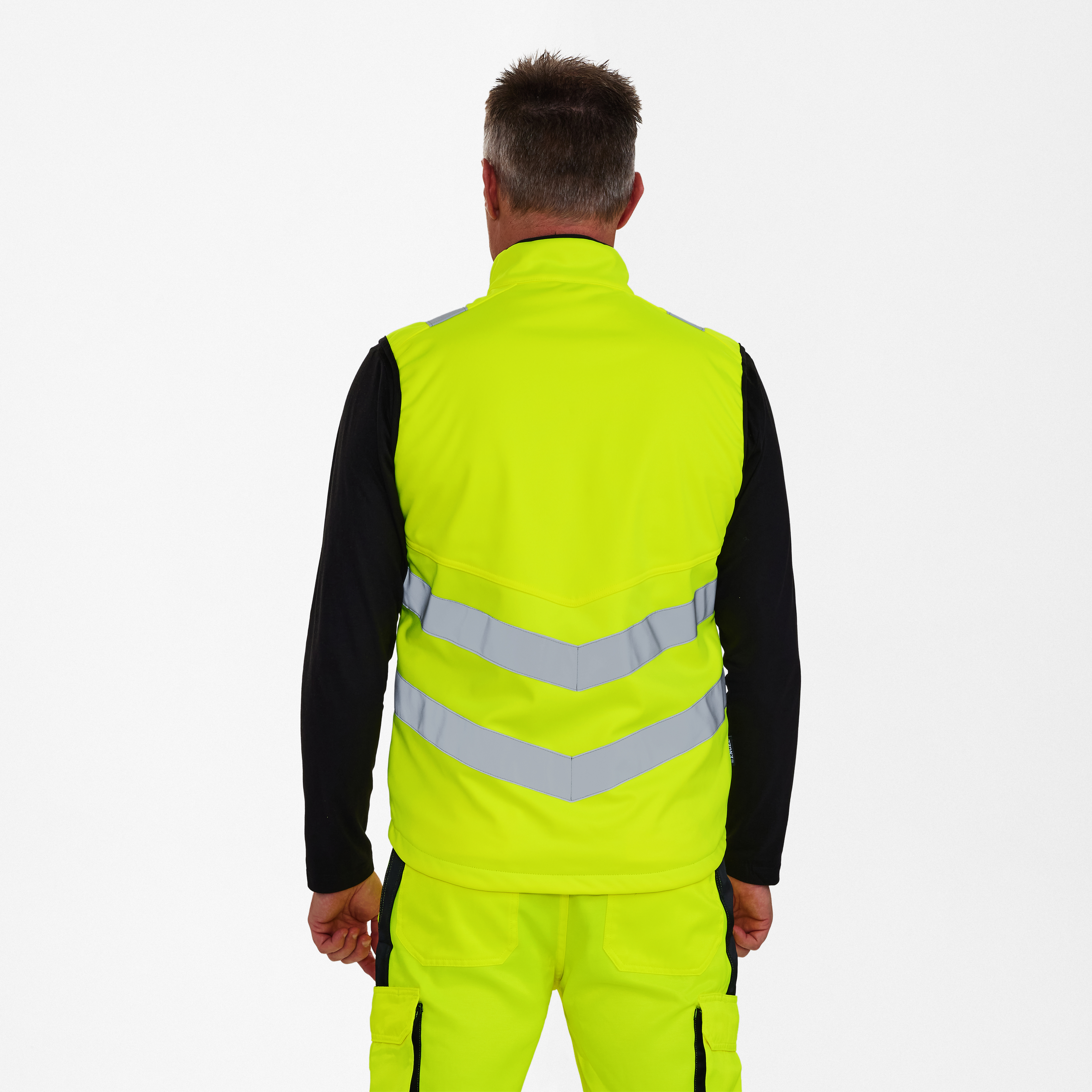 Engel Workwear Safety softshellvest - Gul [38] / XS