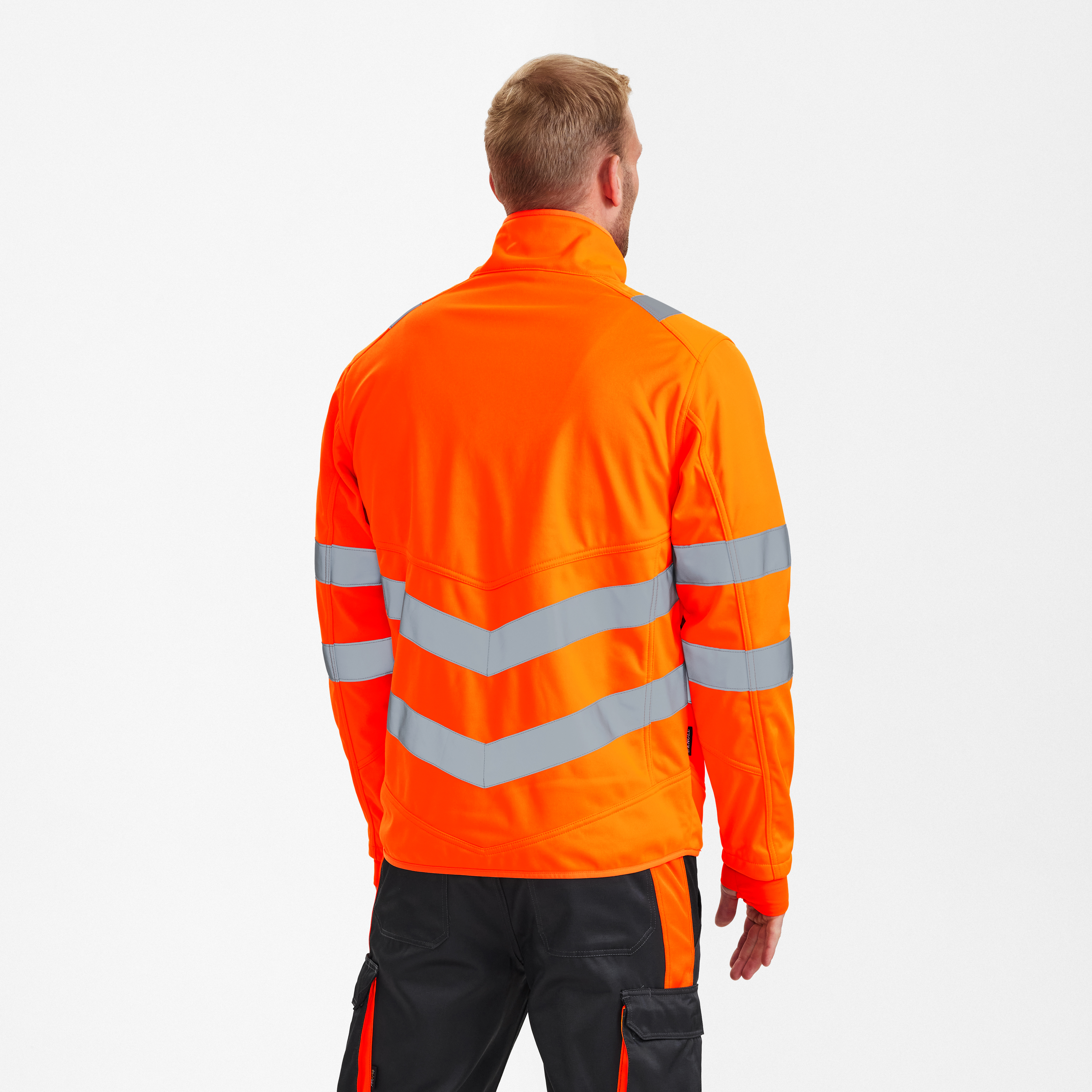 Engel Workwear Safety softshelljakke - Hi-vis Orange [10] / XS