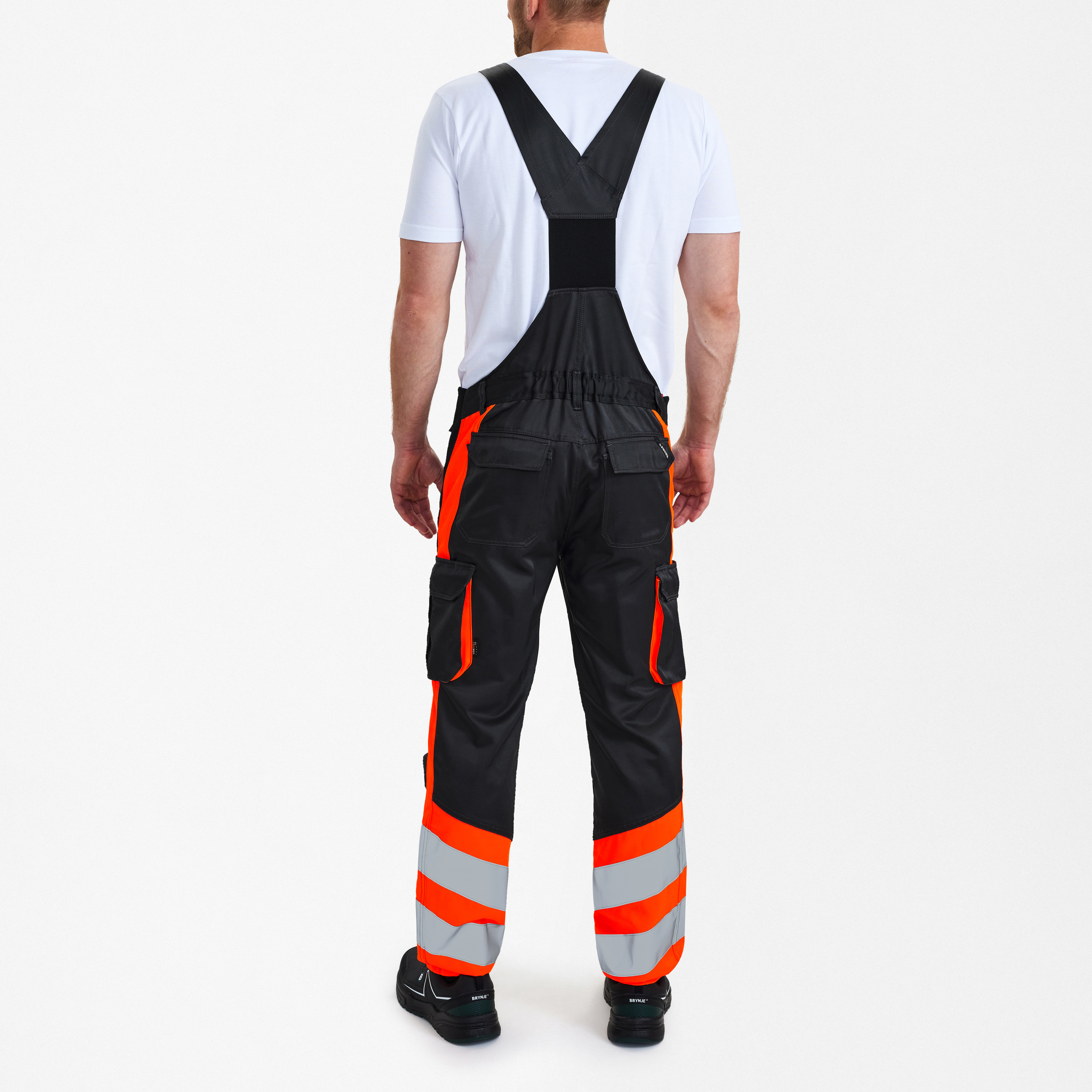 Engel Workwear Safety Light overall - Antrazitgrå/Orange [7910] / K80