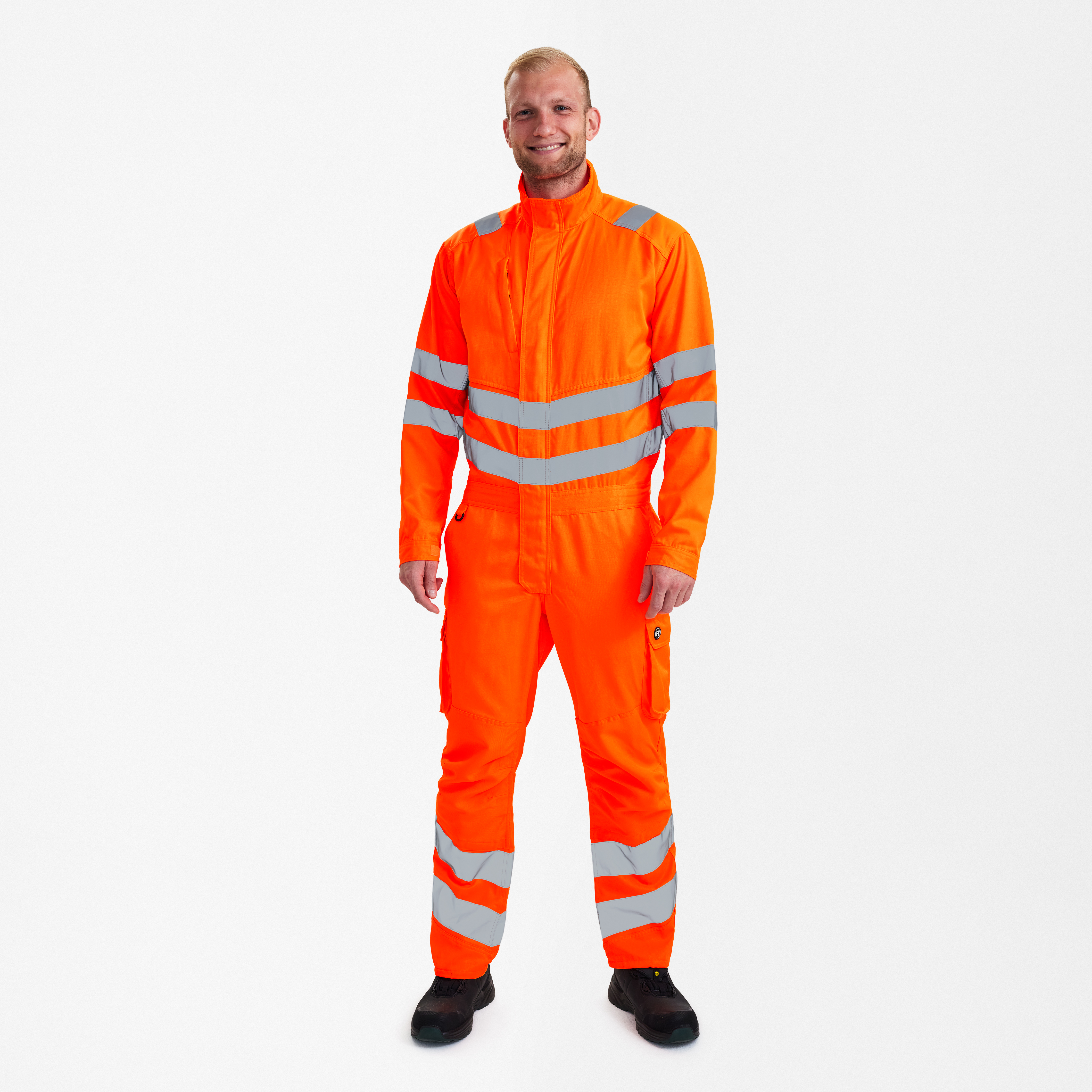 Engel Workwear Safety Light kedeldragt - Hi-vis Orange [10] / XS