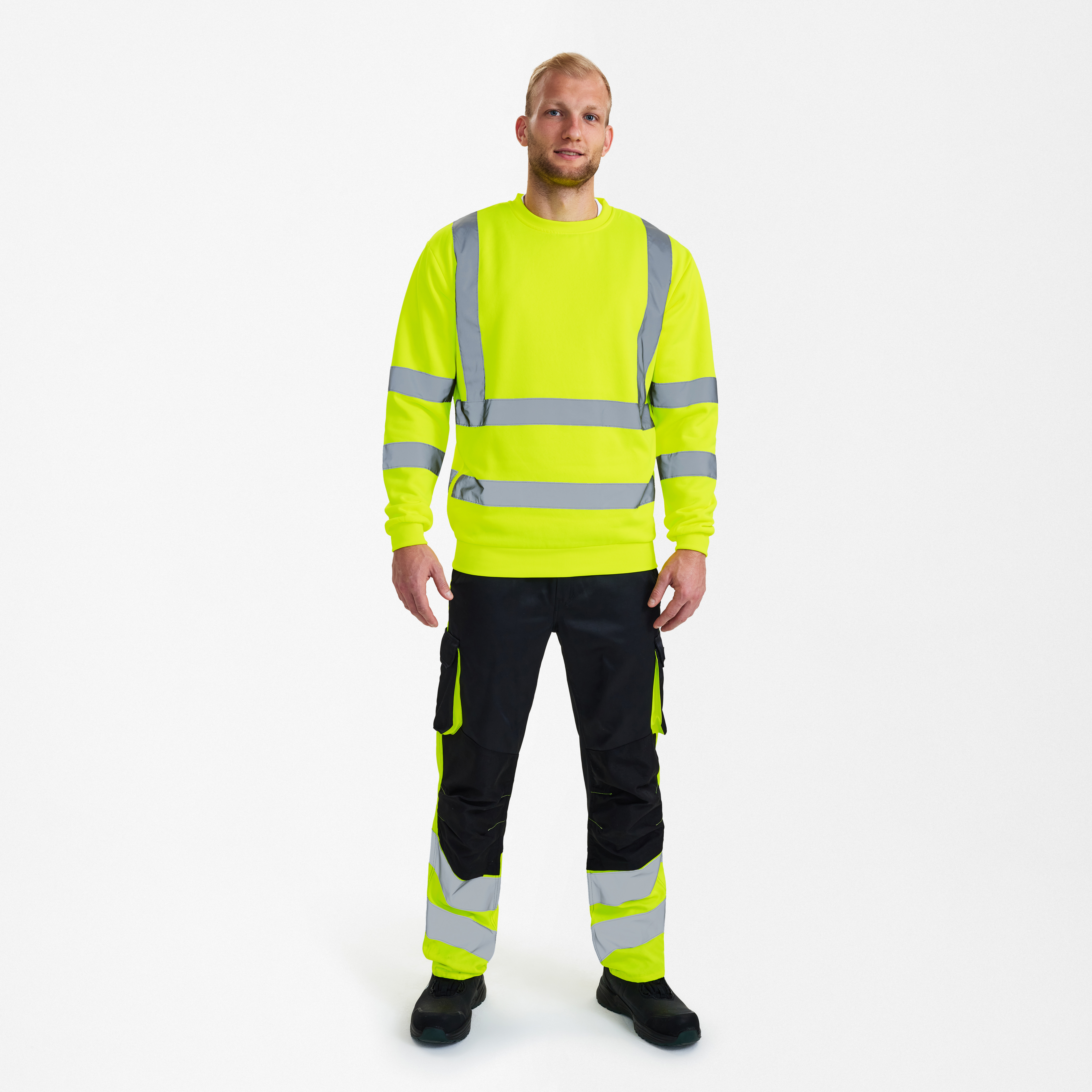 Engel Workwear Safety sweatshirt - Gul [38] / XS