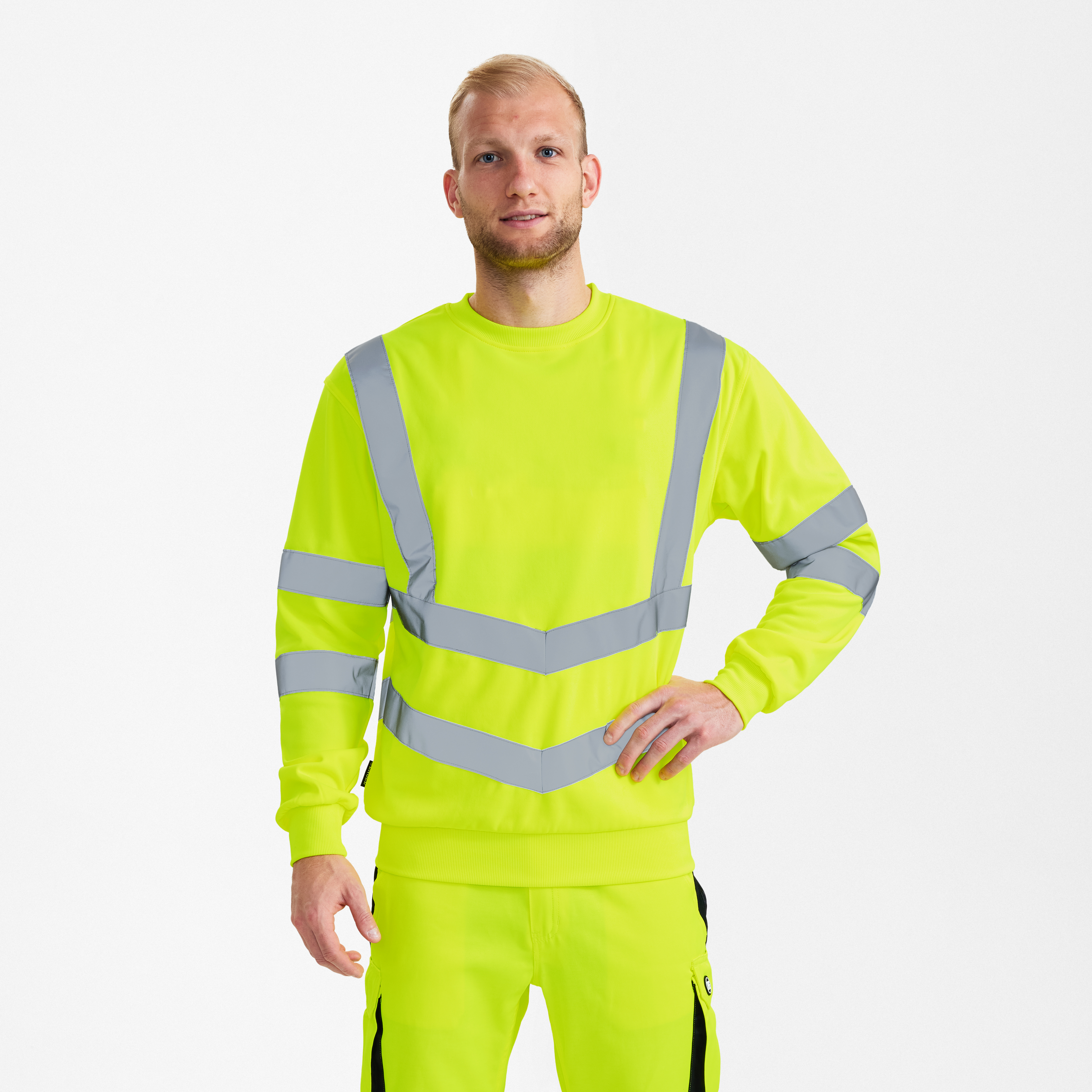 Engel Workwear Safety sweatshirt - Gul [38] / XS