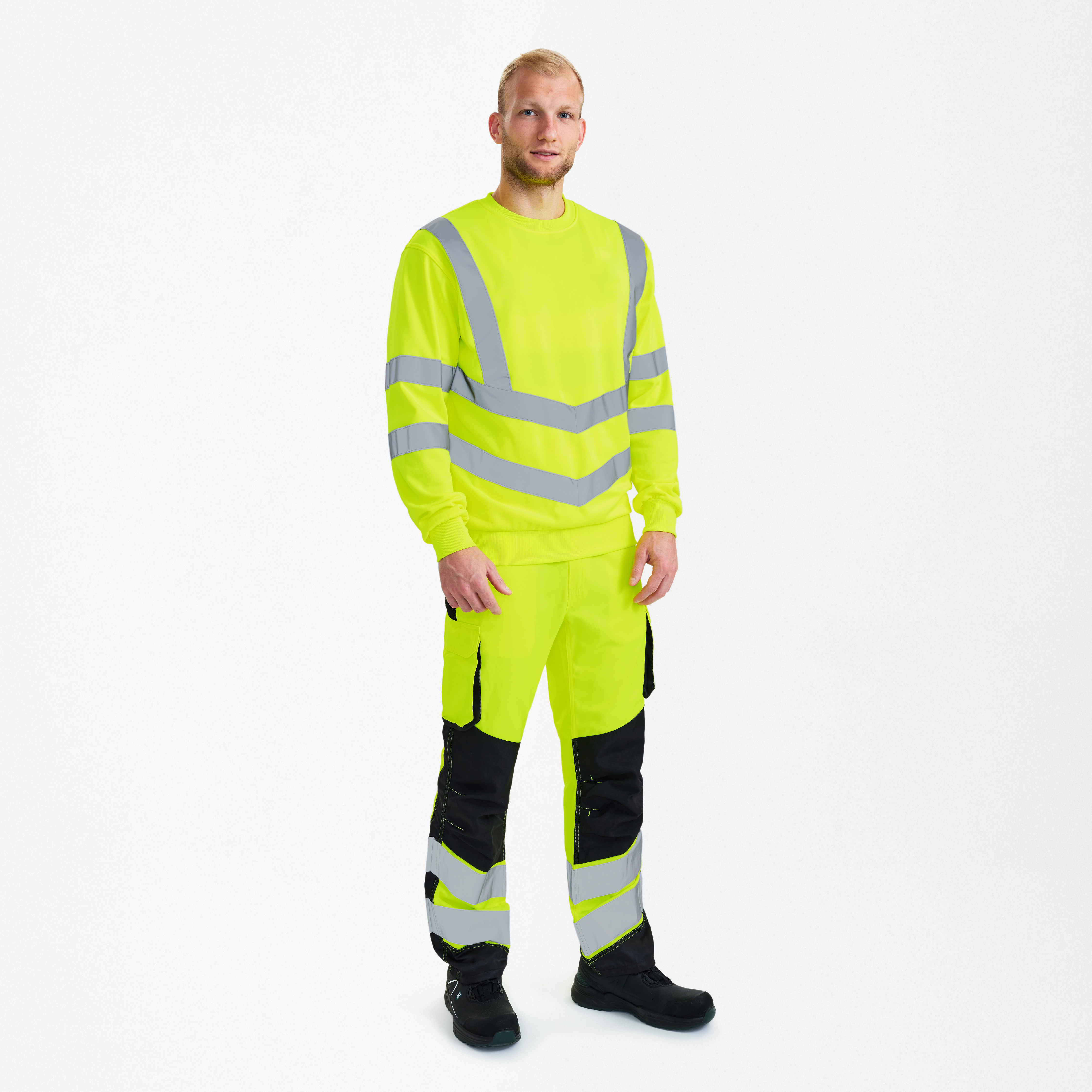 Engel Workwear Safety sweatshirt - Gul [38] / XS
