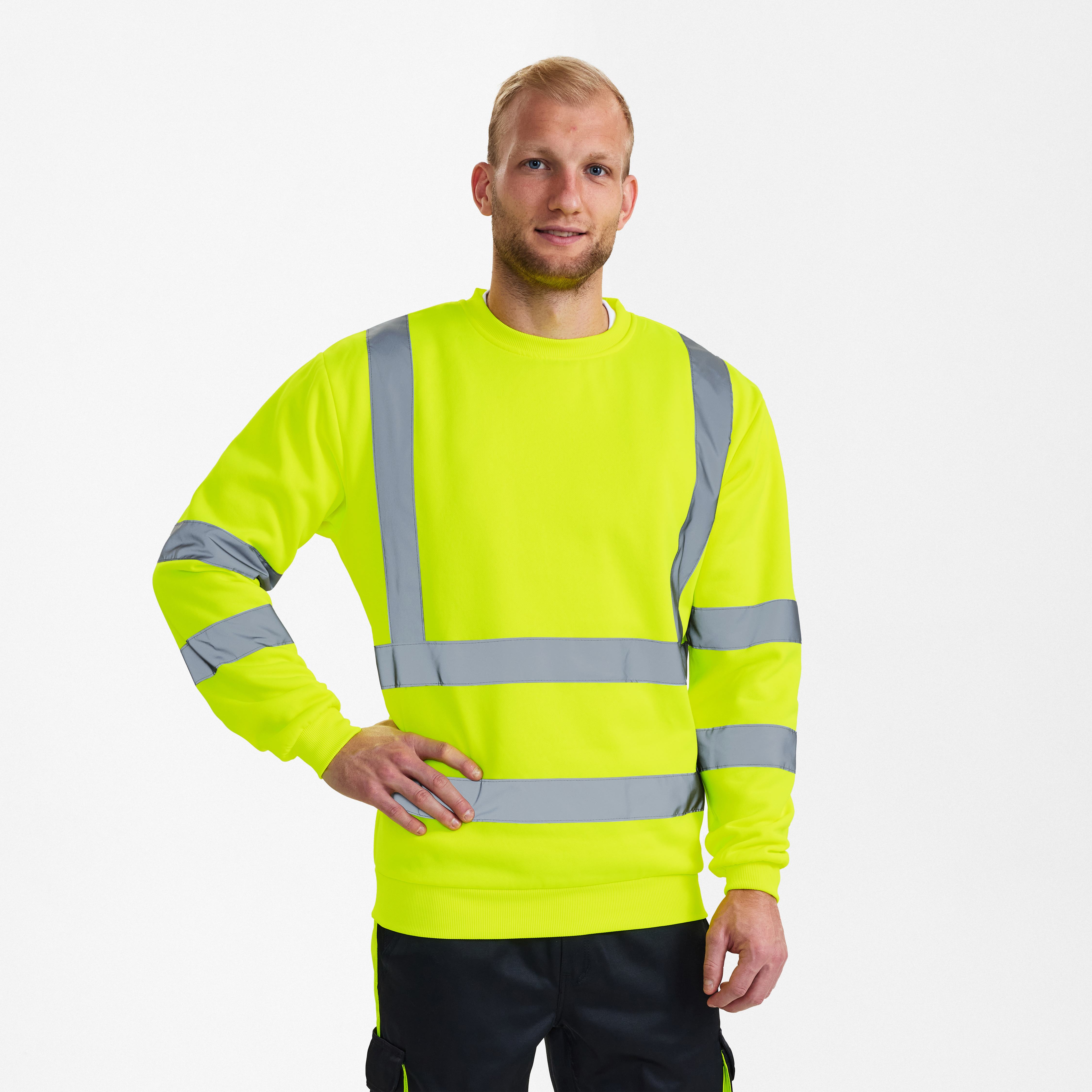 Engel Workwear Safety sweatshirt - Gul [38] / XS