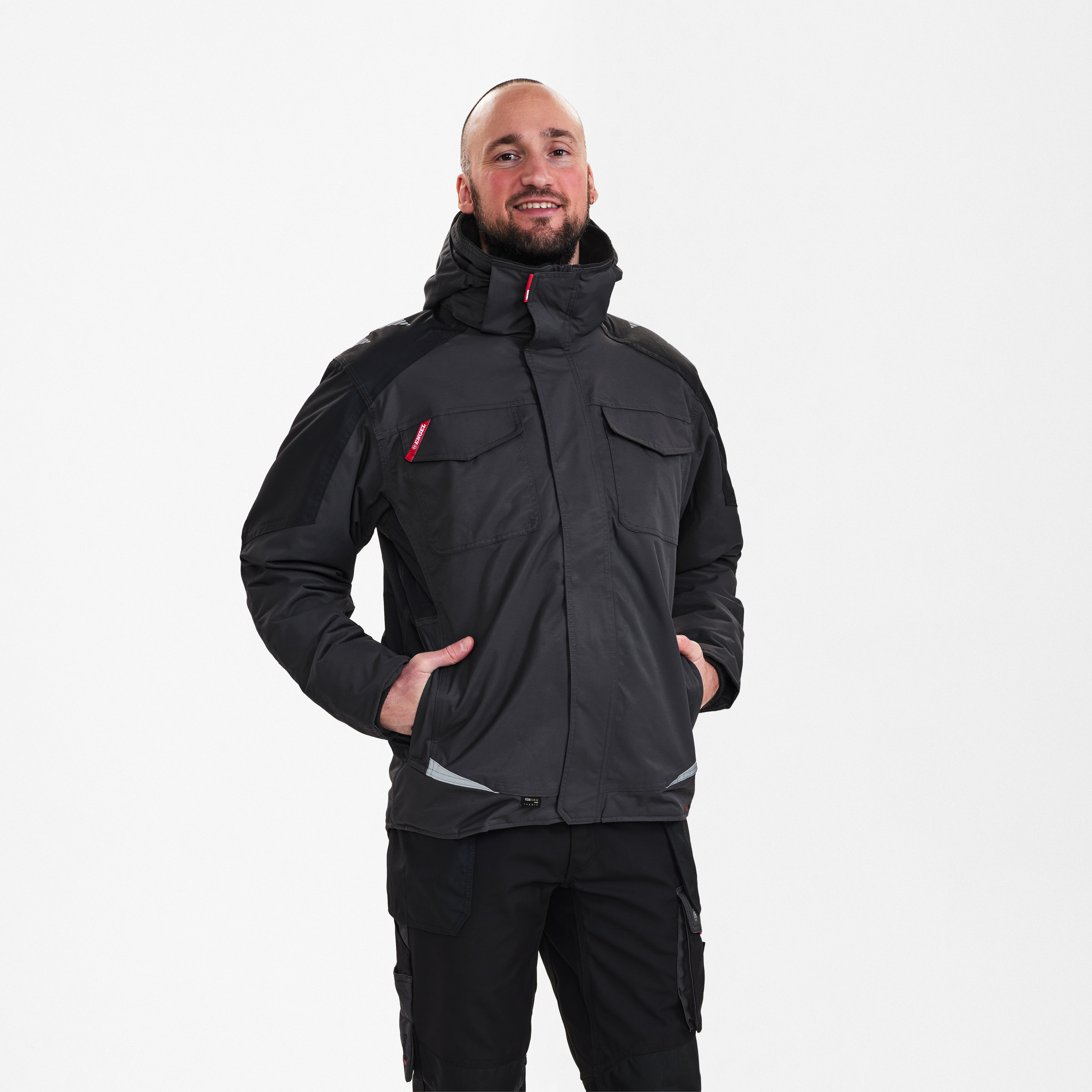Engel Workwear Galaxy vinterjakke - Antrazitgrå/Sort [7920] / XS