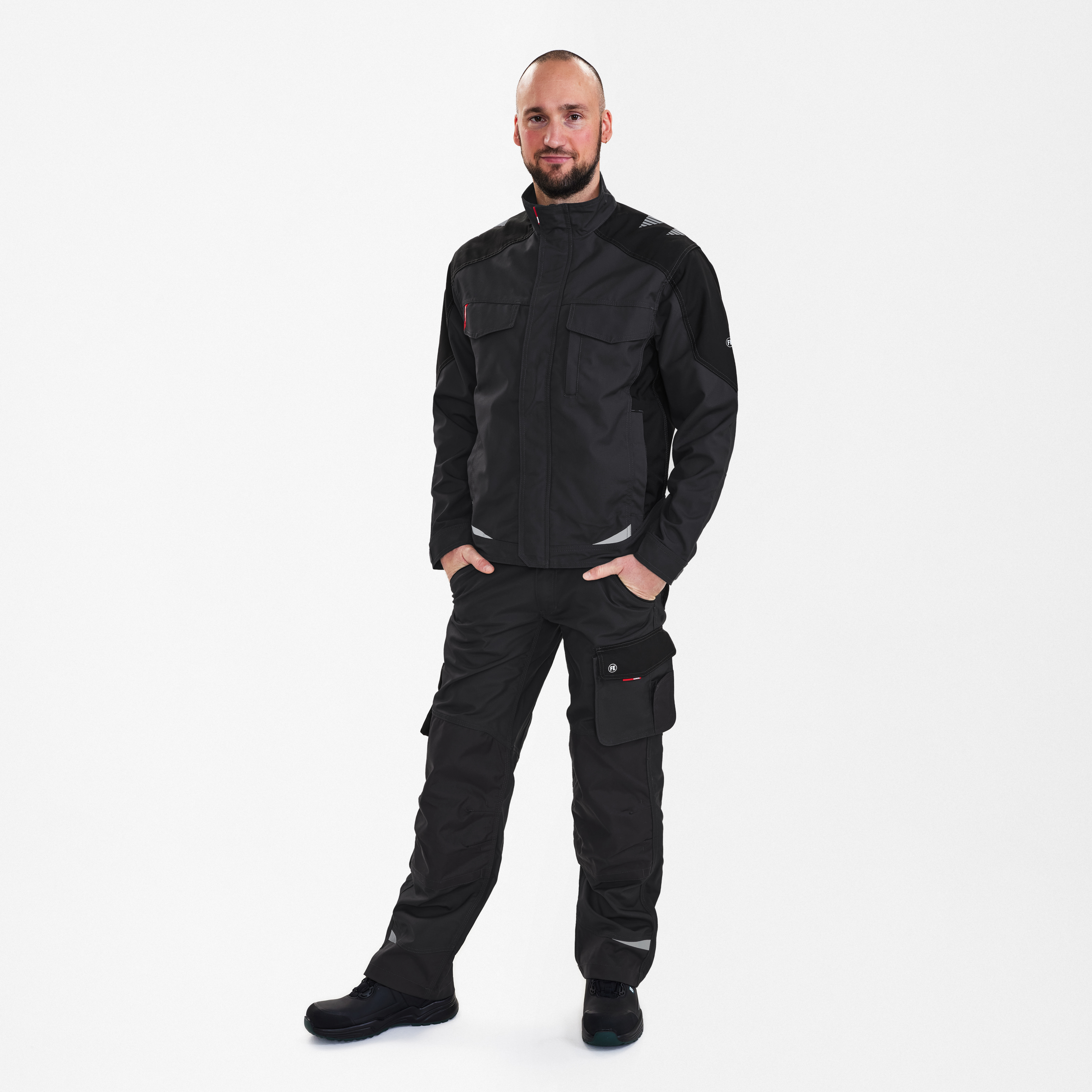 Engel Workwear Galaxy arbejdsjakke - Antrazitgrå/Sort [7920] / XS