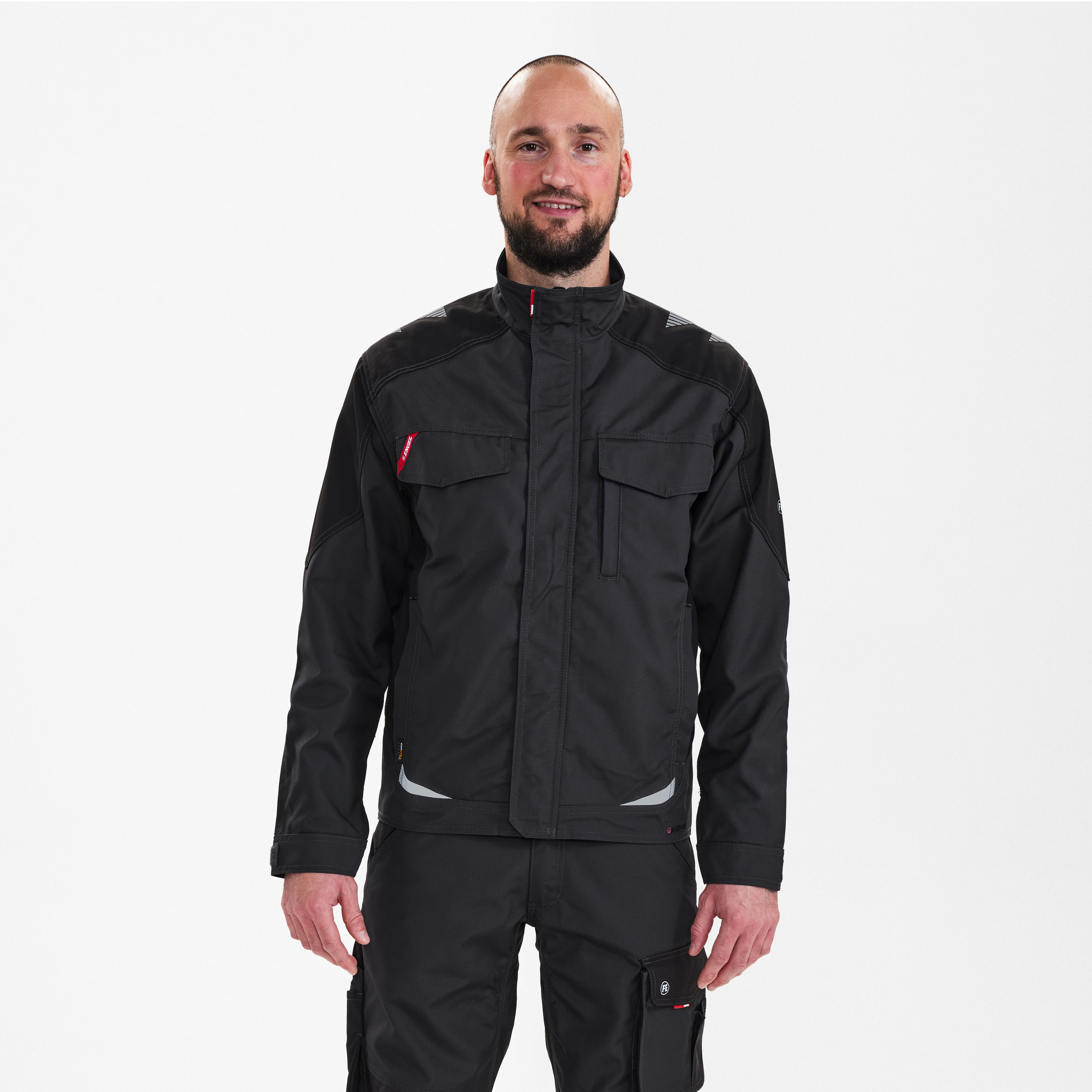 Engel Workwear Galaxy arbejdsjakke - Antrazitgrå/Sort [7920] / XS