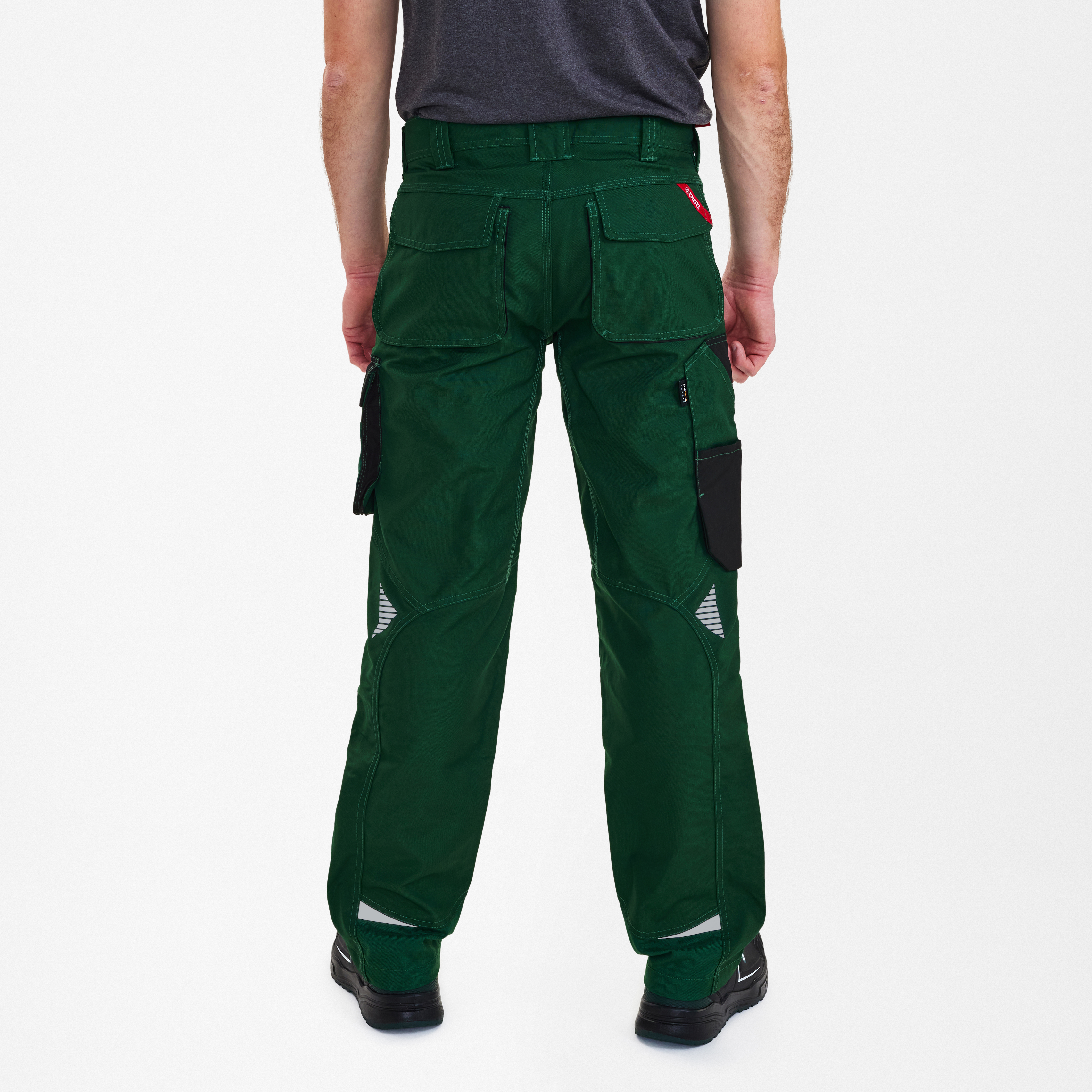 Engel Workwear Galaxy arbejdsbukser - Grøn/Sort [120] / K80