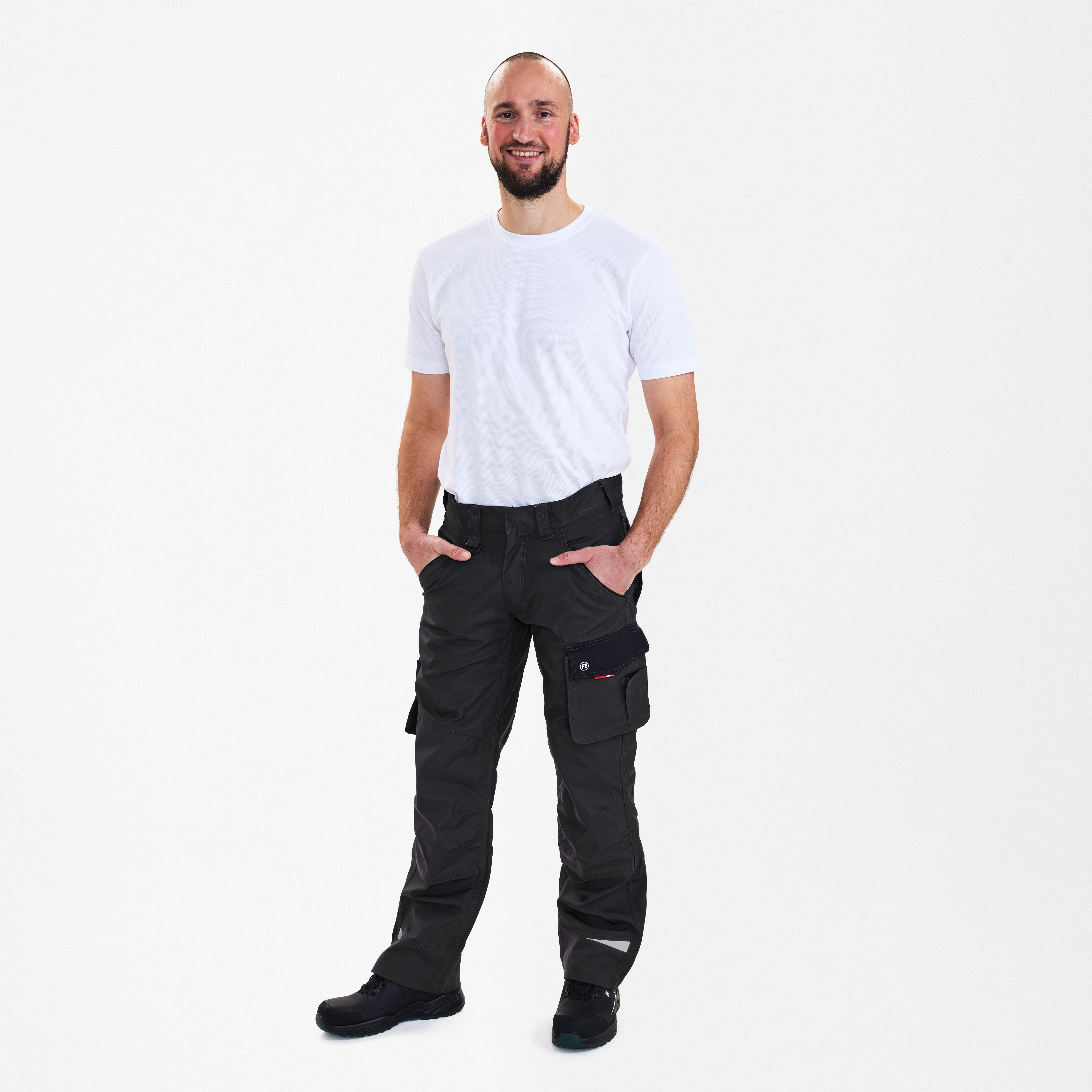Engel Workwear Galaxy arbejdsbukser - Antrazitgrå/Sort [7920] / K80