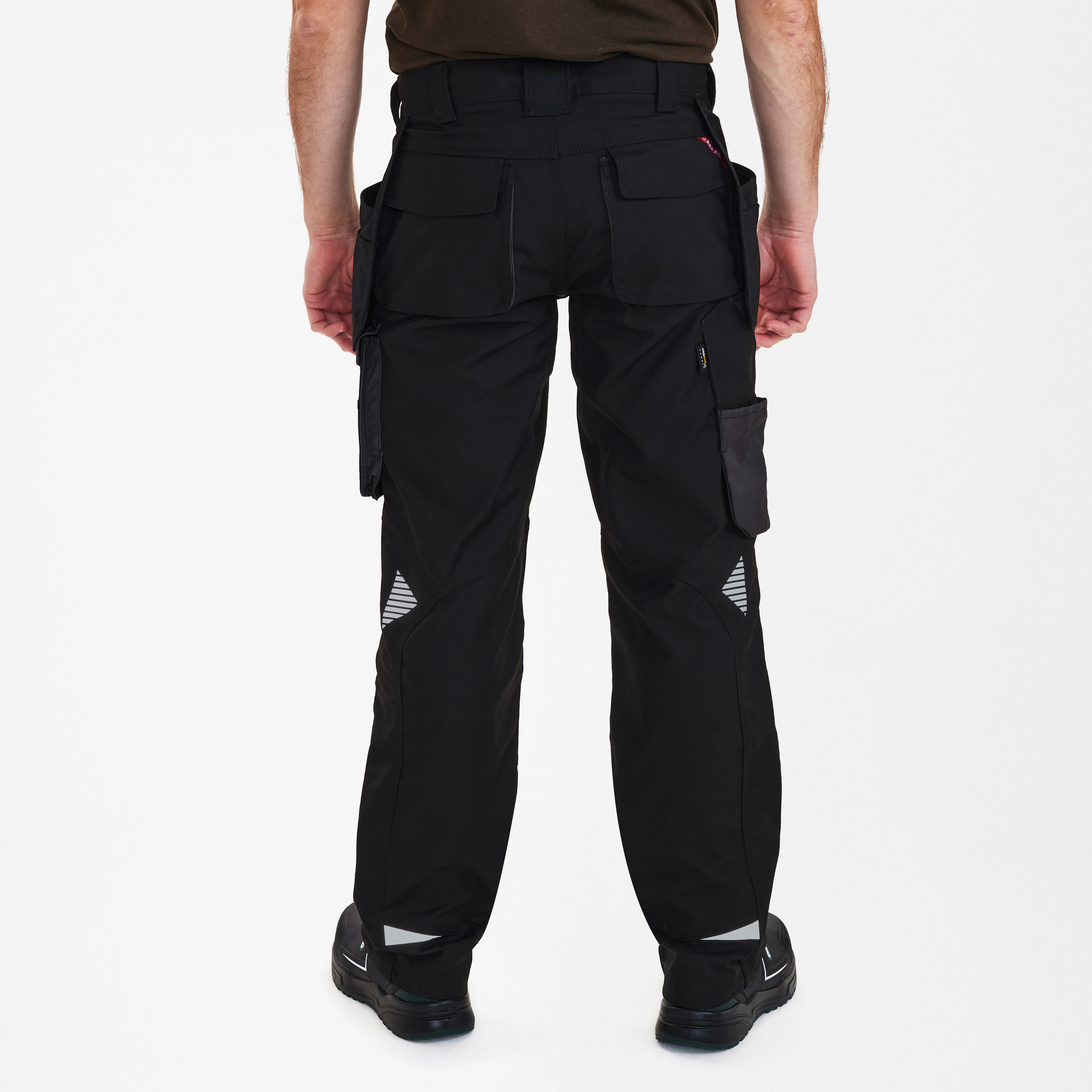 Engel Workwear Galaxy arbejdsbukser med hængelommer - Sort/Antrazitgrå [2079] / K80