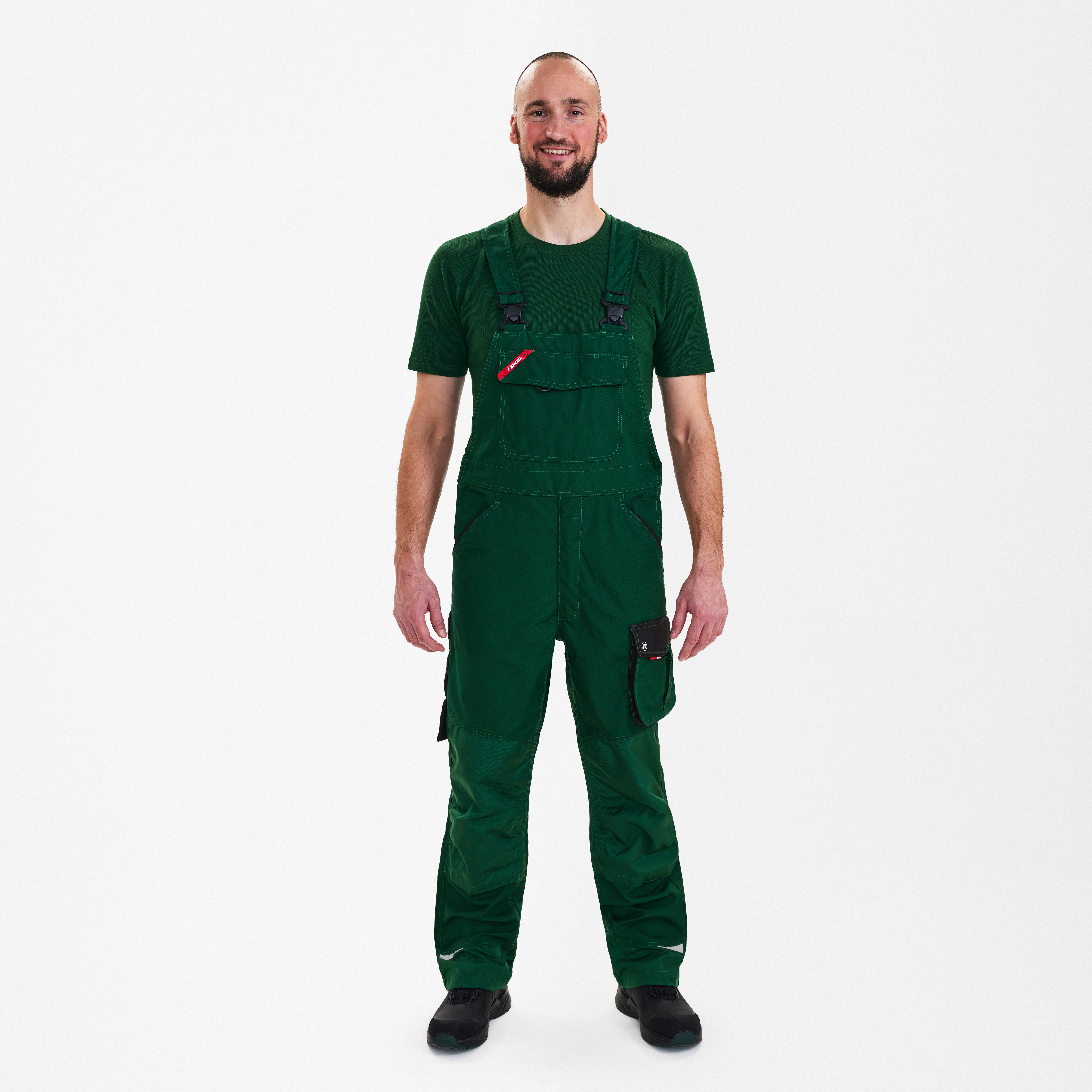 Engel Workwear Galaxy overall - Grøn/Sort [120] / K80