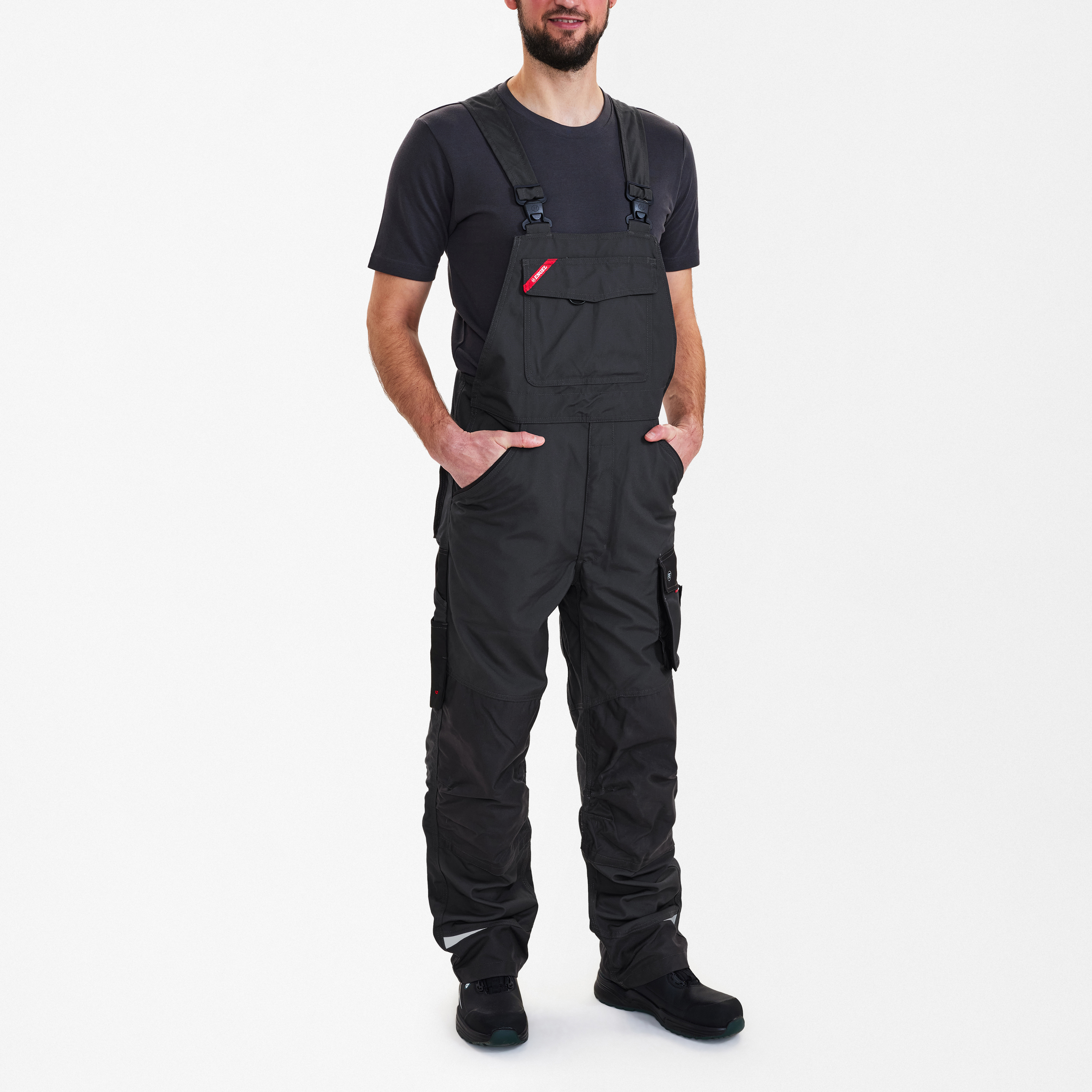 Engel Workwear Galaxy overall - Antrazitgrå/Sort [7920] / K80