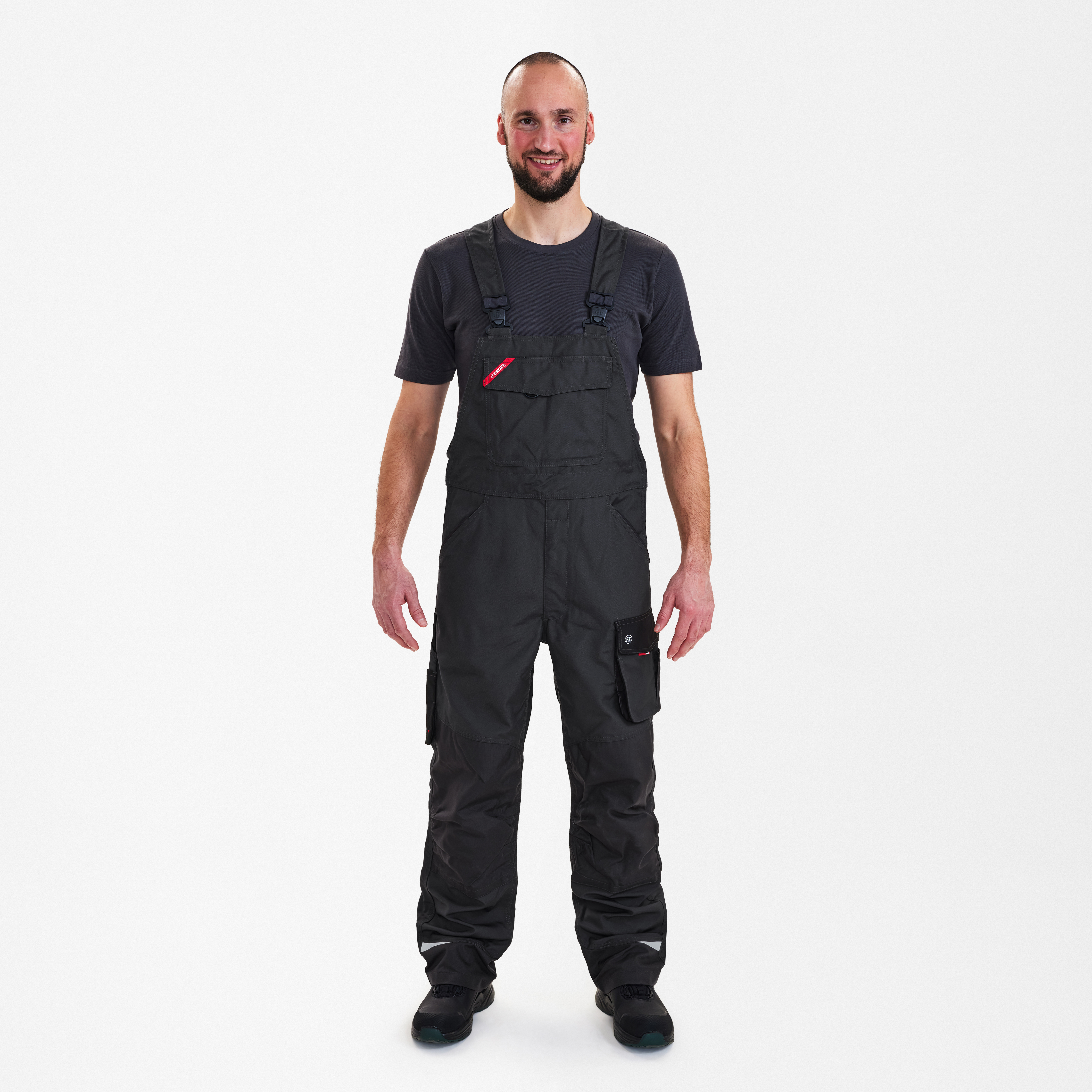 Engel Workwear Galaxy overall - Antrazitgrå/Sort [7920] / K80